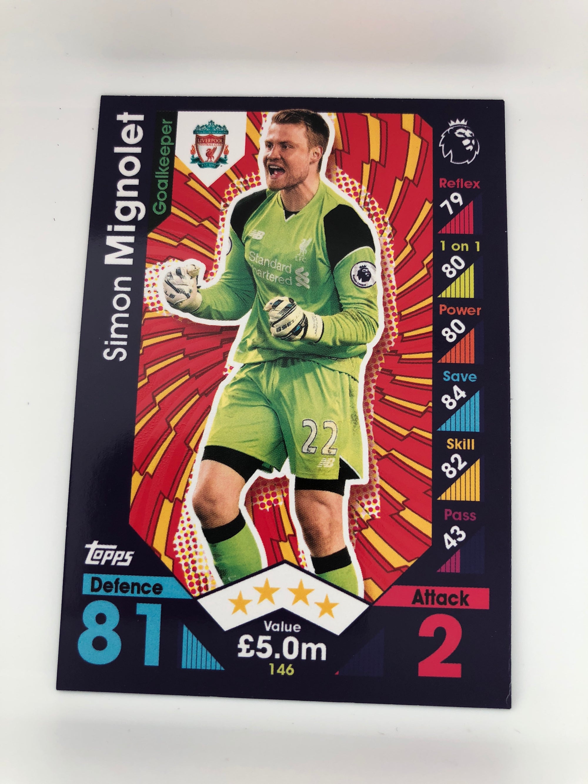 146. SIMON MIGNOLET - LIVERPOOL
