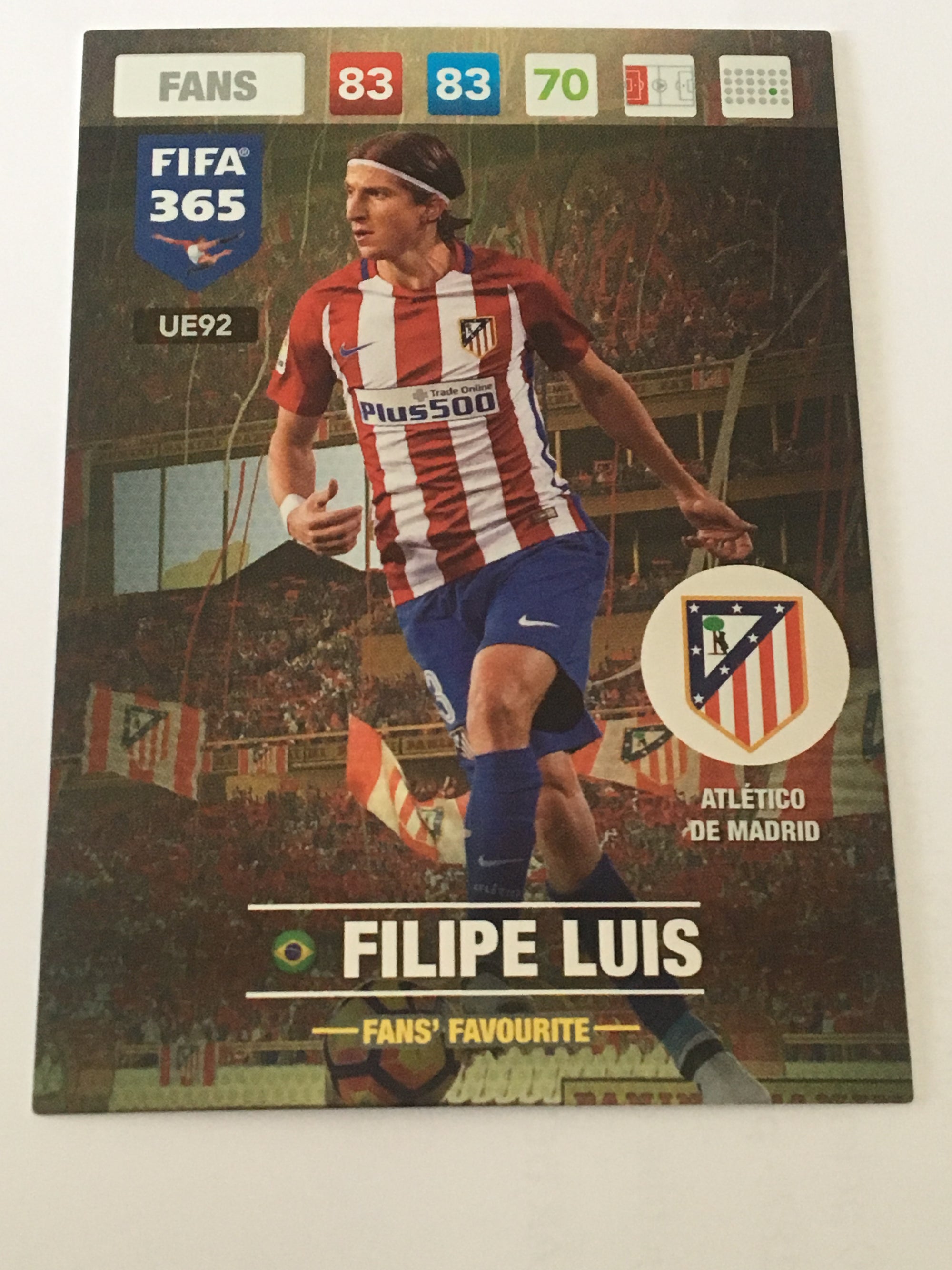 UE092 - FILIPE LUIS - ATLÉTICO DE MADRID - FANS - FAN’S FAVOURITE
