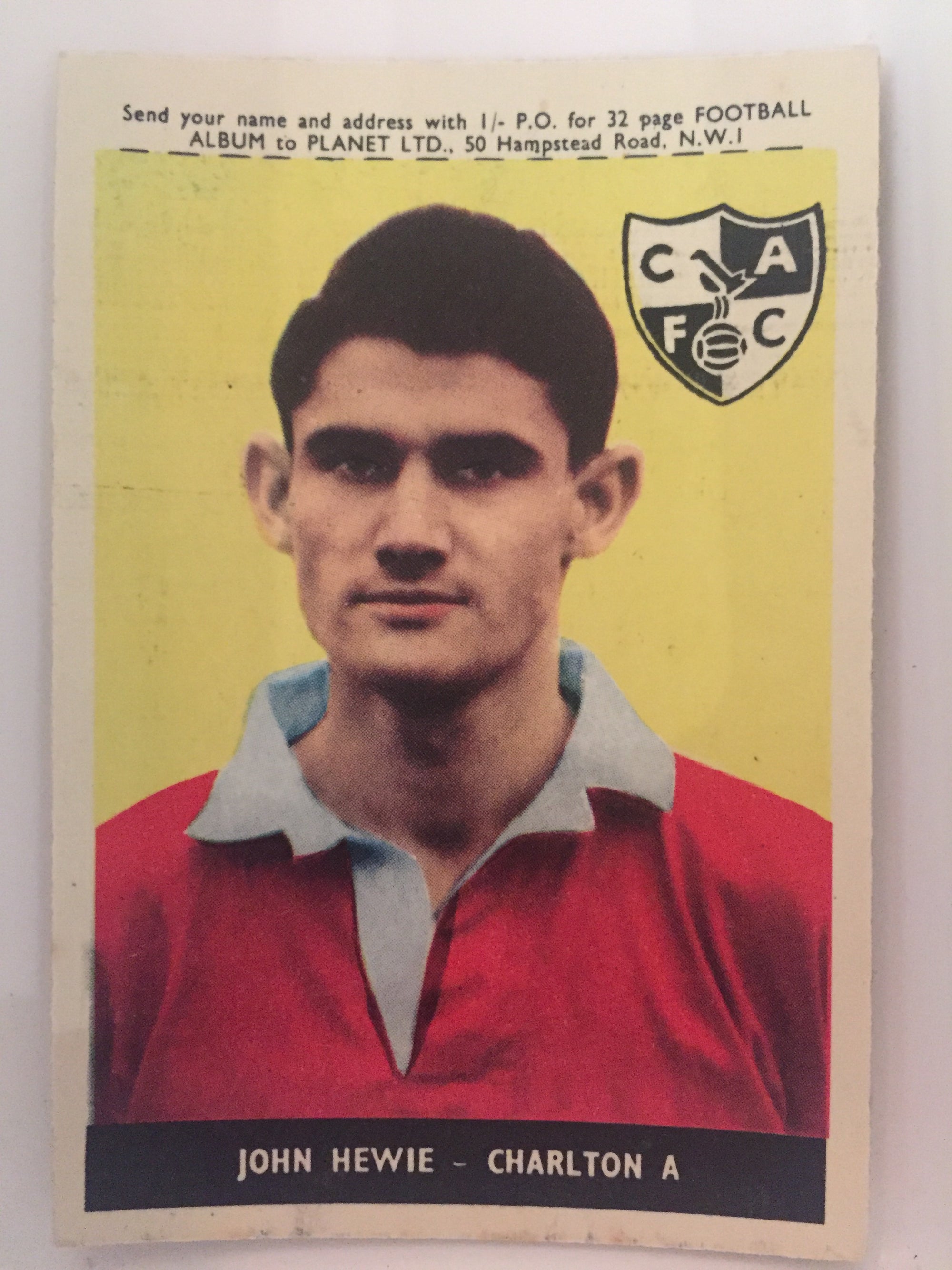 016. JOHN HEWIE - CHARLTON