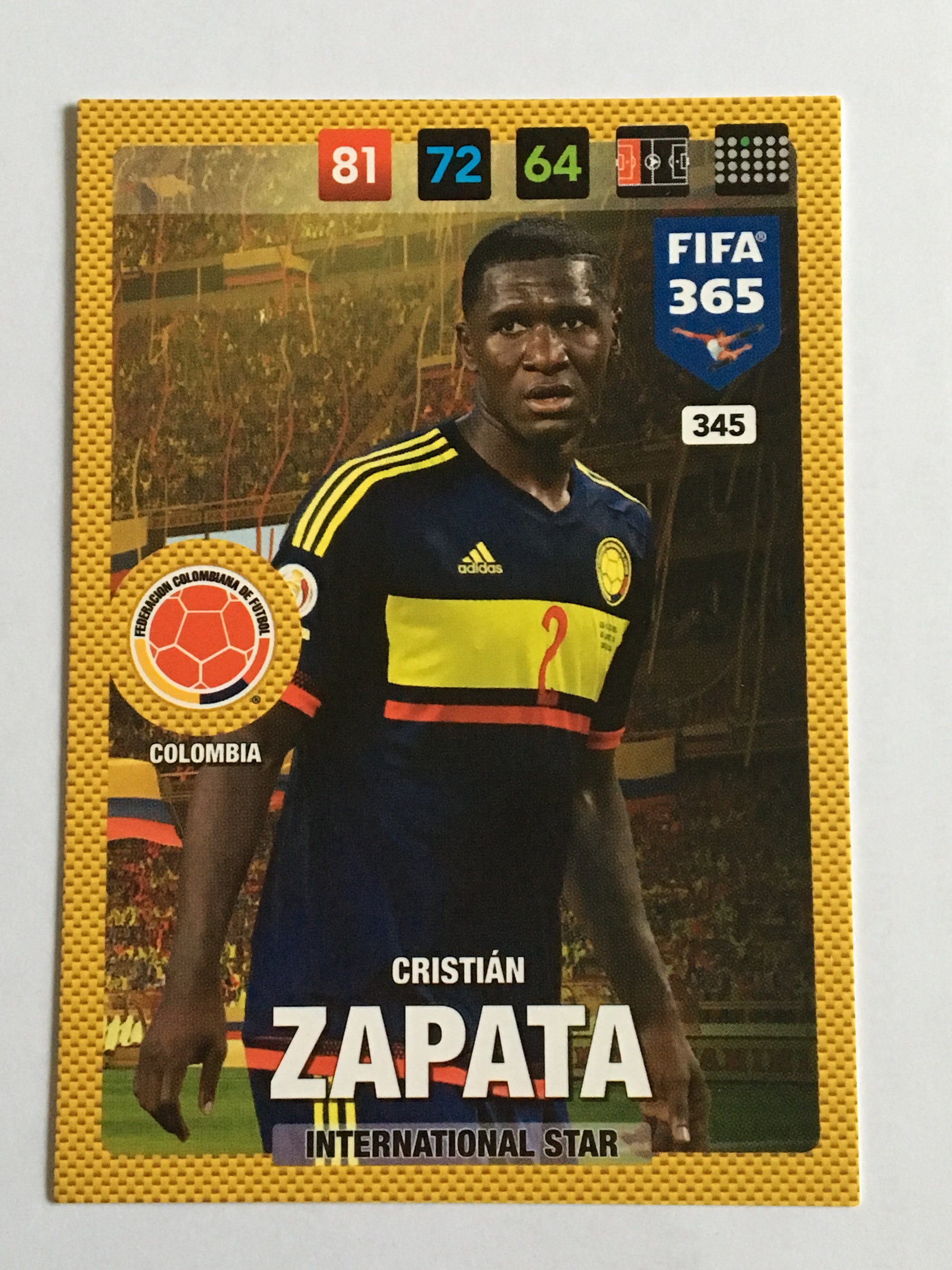 345. CHRISTIÁN ZAPATA - COLOMBIA - INTERNATIONAL STAR