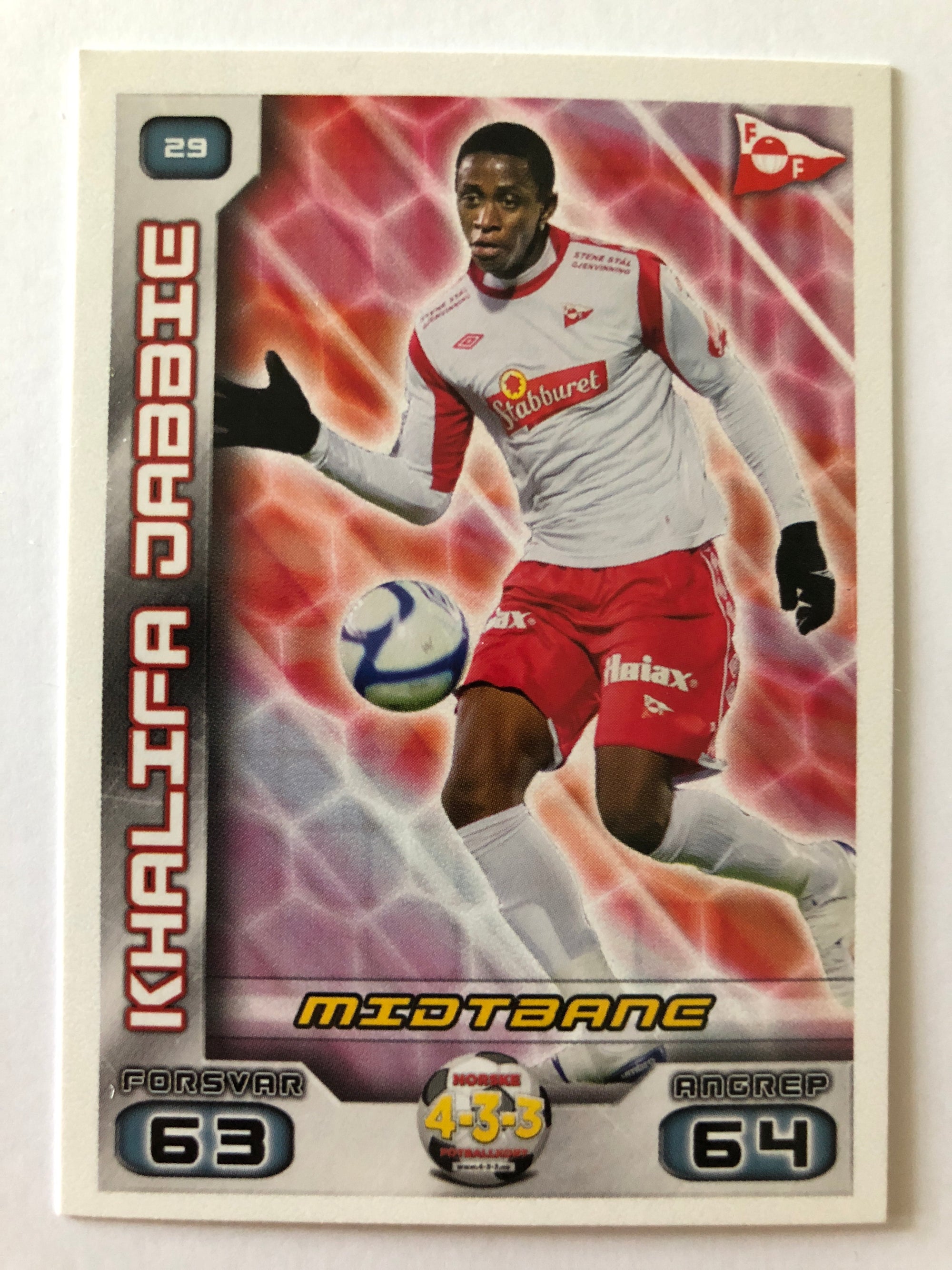 029. KHALIFA JABBIE - FREDRIKSTAD FK