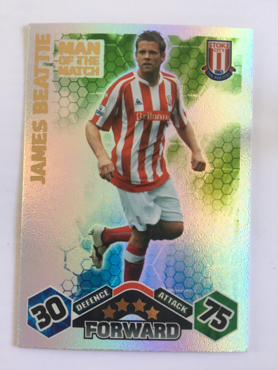 MOM-045. JAMES BEATTIE - STOKE CITY - MAN OF THE MATCH