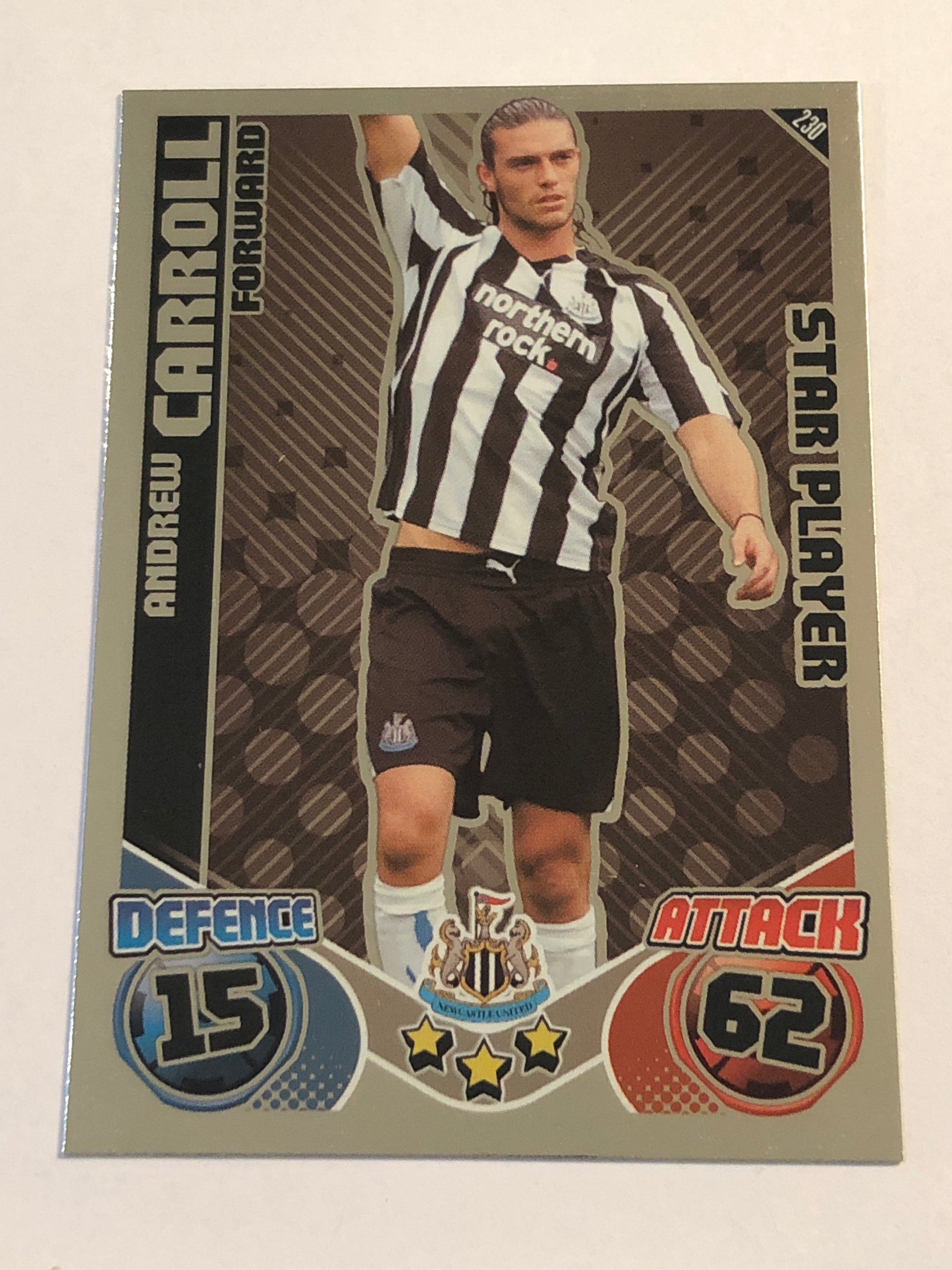 230. ANDREW CARROLL - NEWCASTLE UNITED - STAR PLAYER