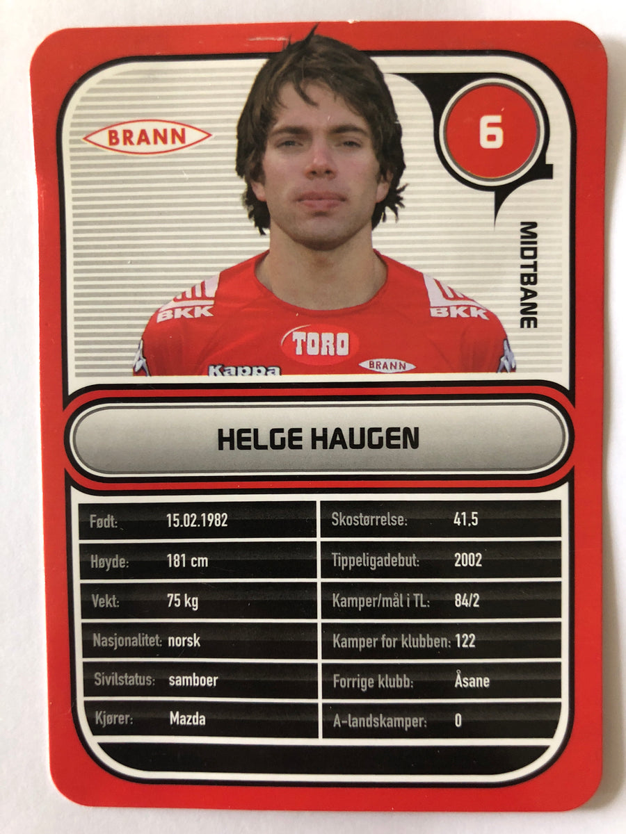 BRANN 006. HELGE HAUGEN