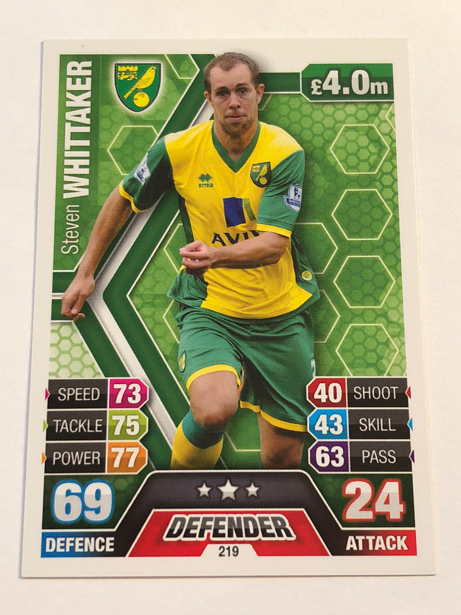 219. STEVEN WHITTAKER - NORWICH CITY