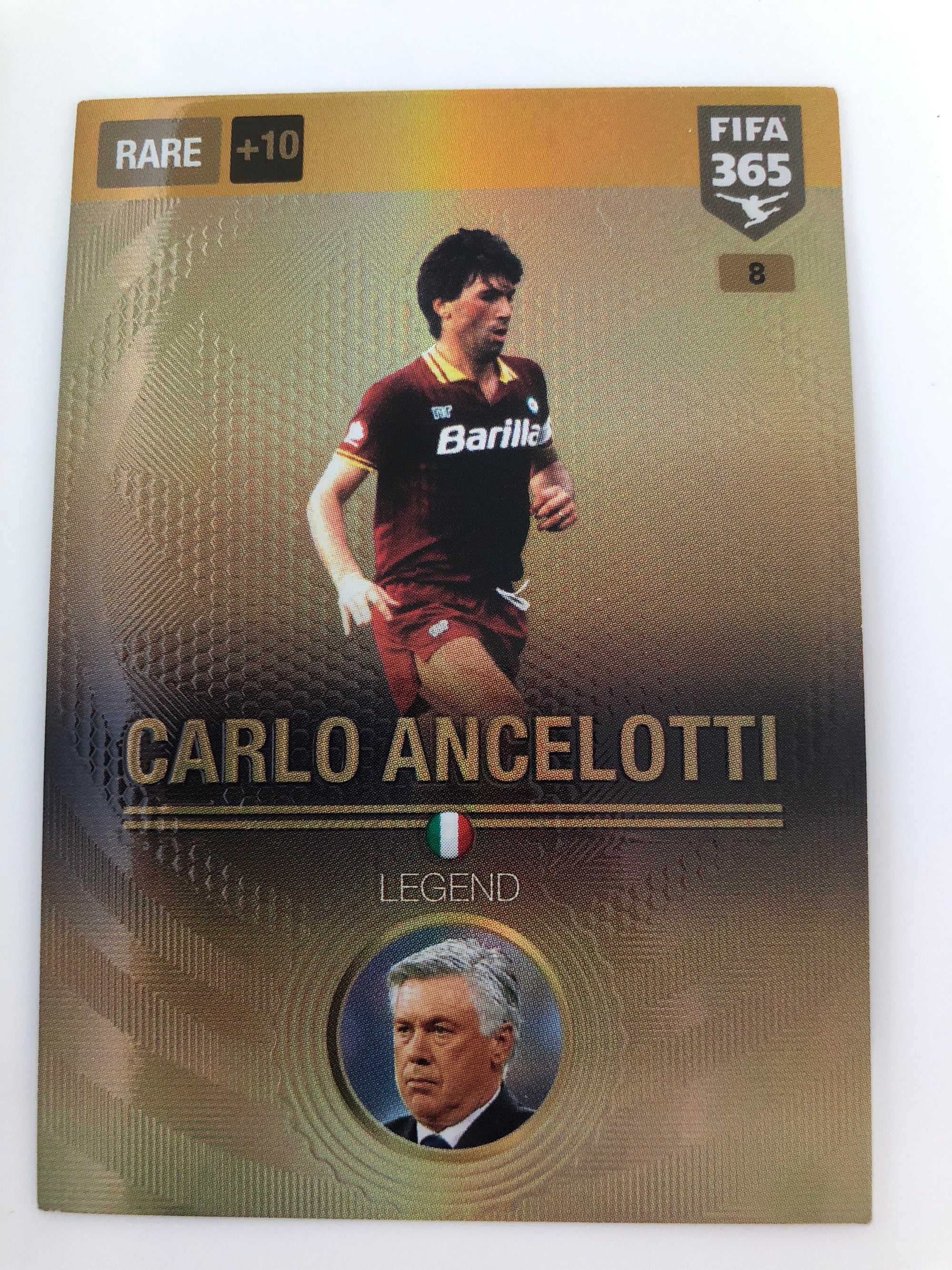 008. CARLO ANCELOTTI - ITALIA - RARE - LEGEND