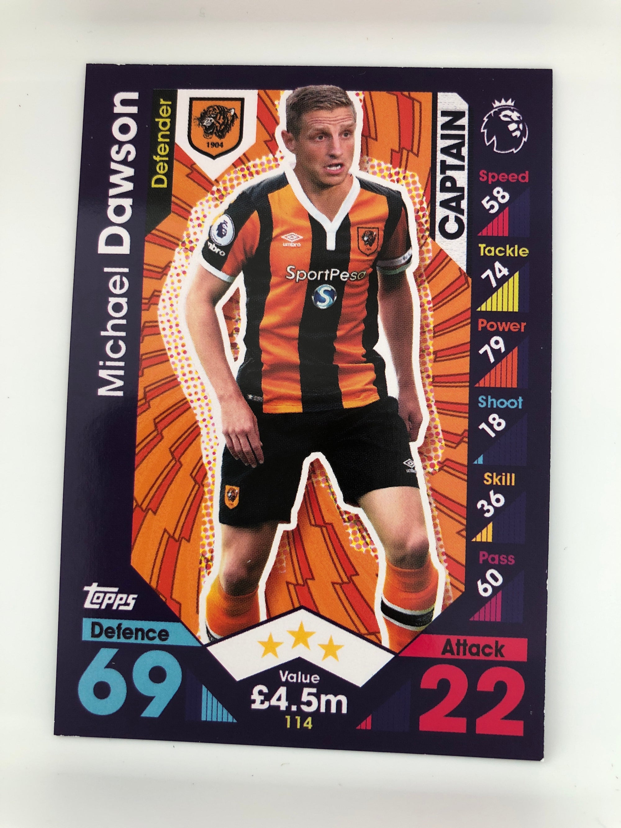 114. MICHAEL DAWSON - HULL CITY