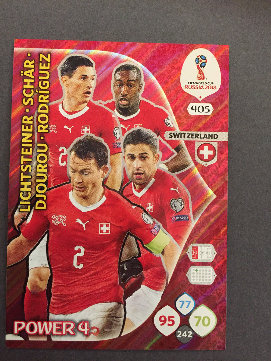 405. LICHSTEINER, SCHAR, DJOUROU, RODRIGUEZ - SWITZERLAND - POWER 4