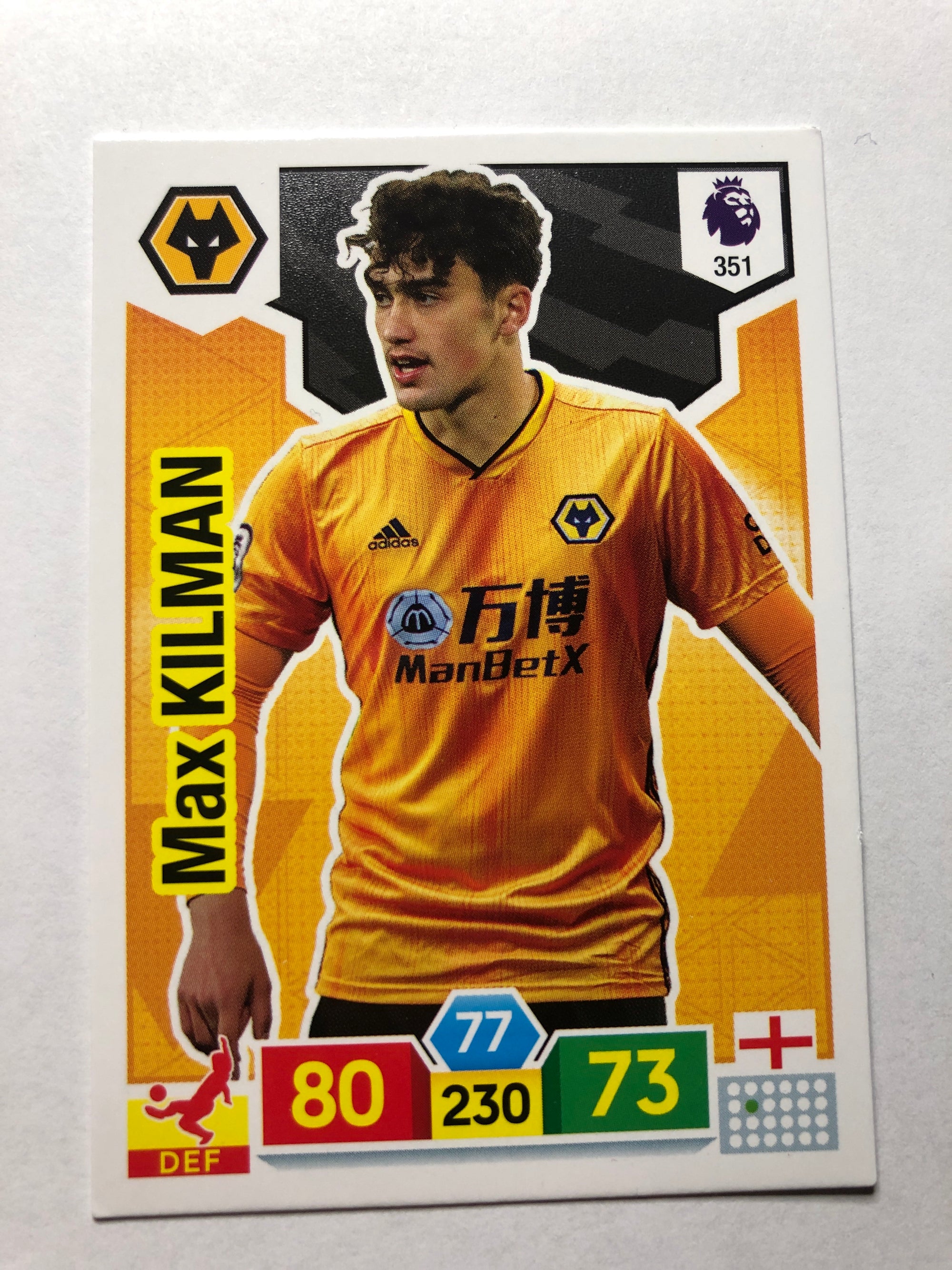 351. MAX KILMAN - WOLVERHAMPTON