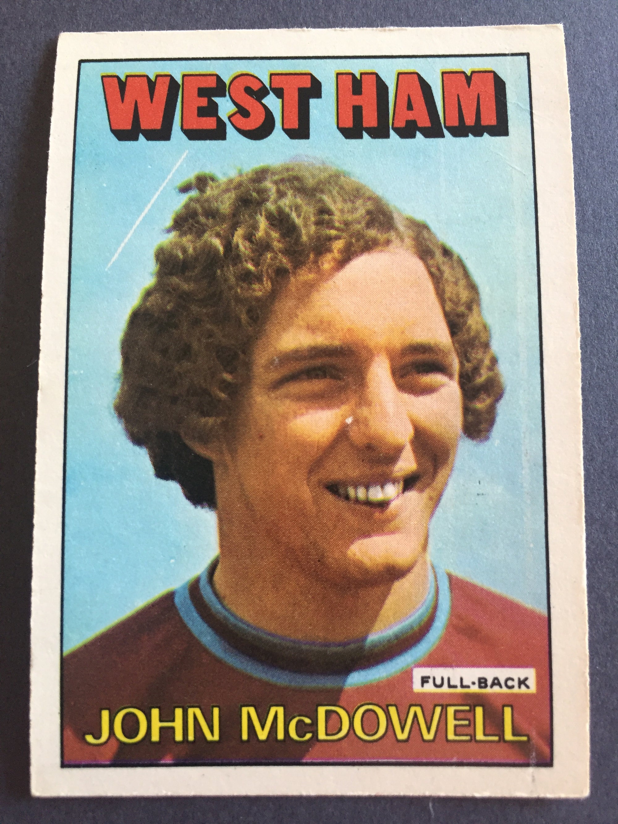 170. John McDowell - WEST HAM UNITED