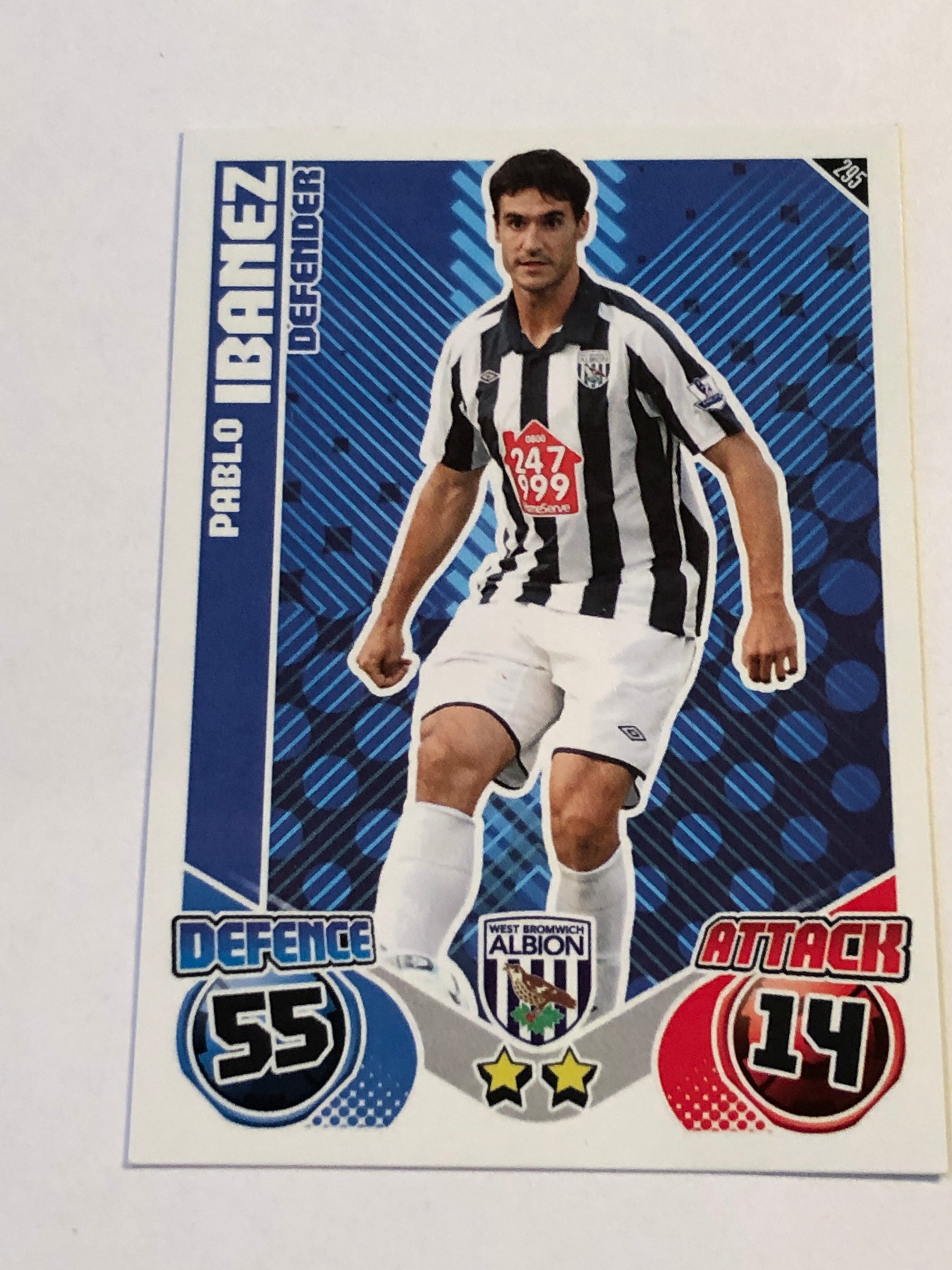 295. PABLO IBANEZ - WEST BROMWICH ALBION