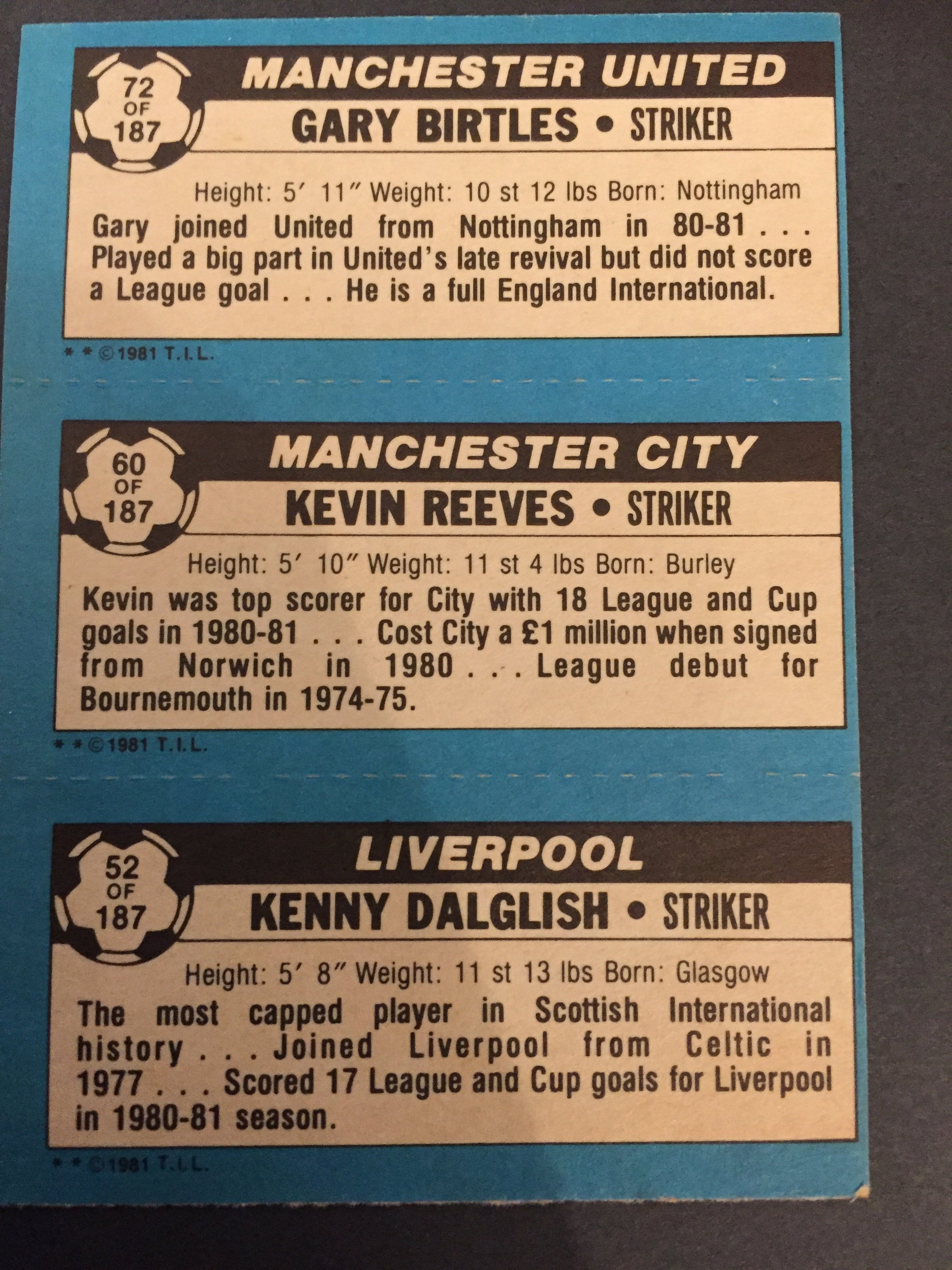 072 - 60 - 52 - BIRTLES, REEVES, DALGLISH