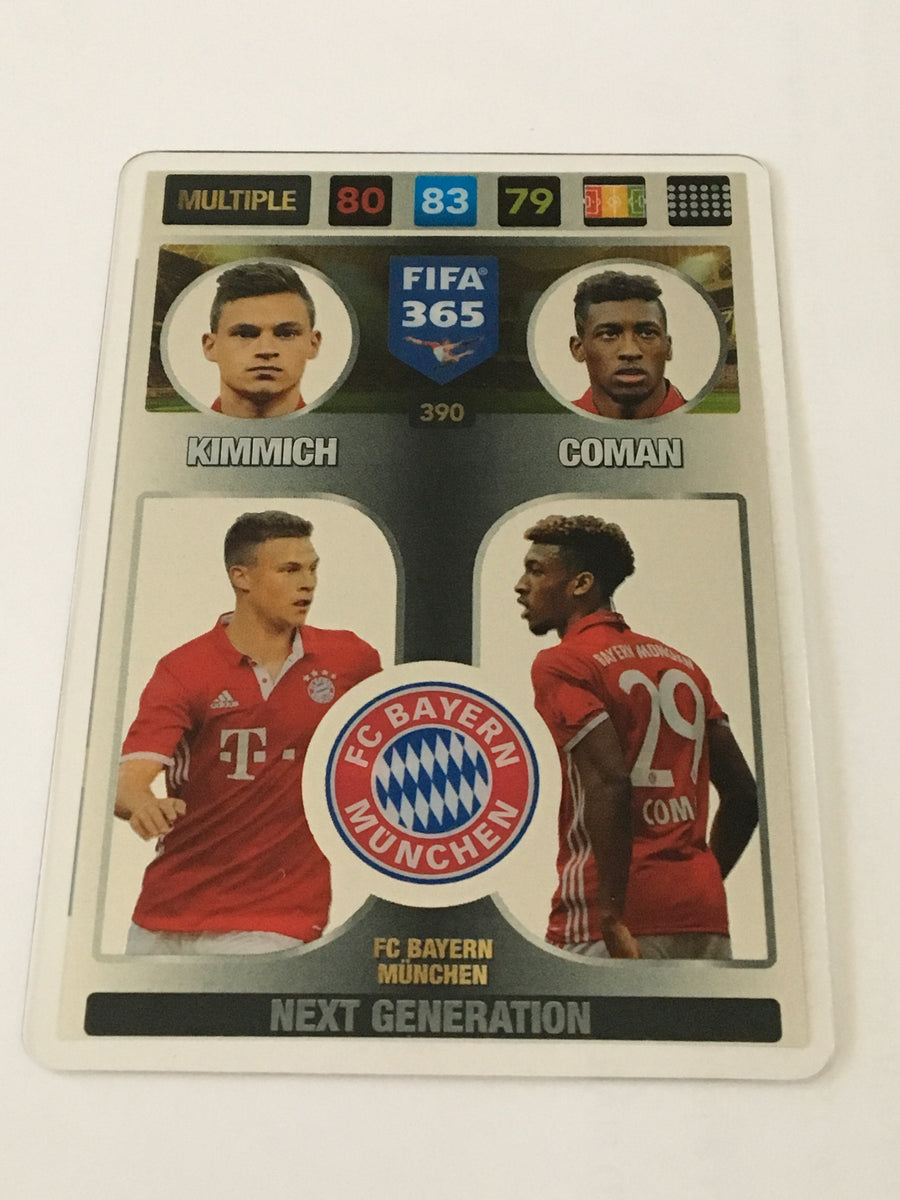390. FC BAYERN MÜNCHEN - KIMMICH - COMAN - MULTIPLE- NEXT GENERATION