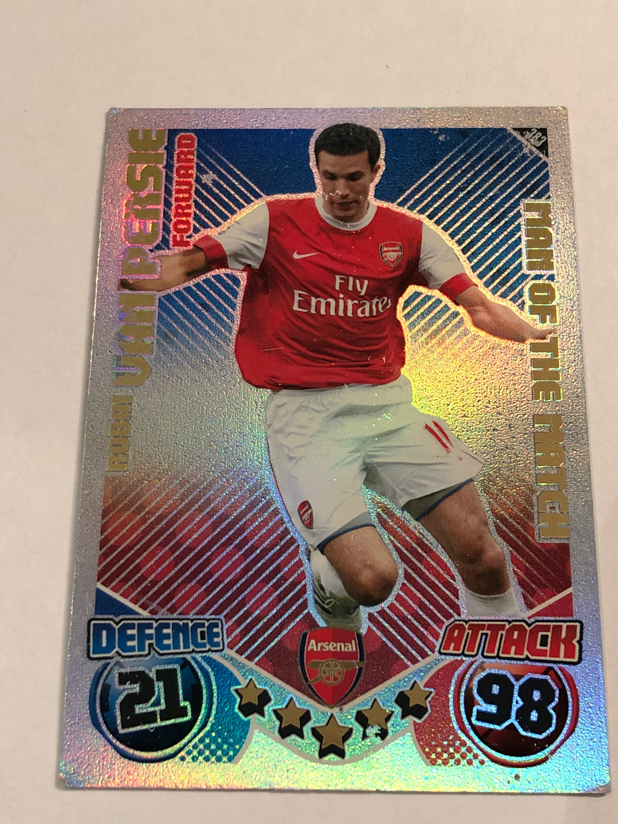 383. ROBIN VAN PERSIE - ARSENAL - MAN OF THE MATCH