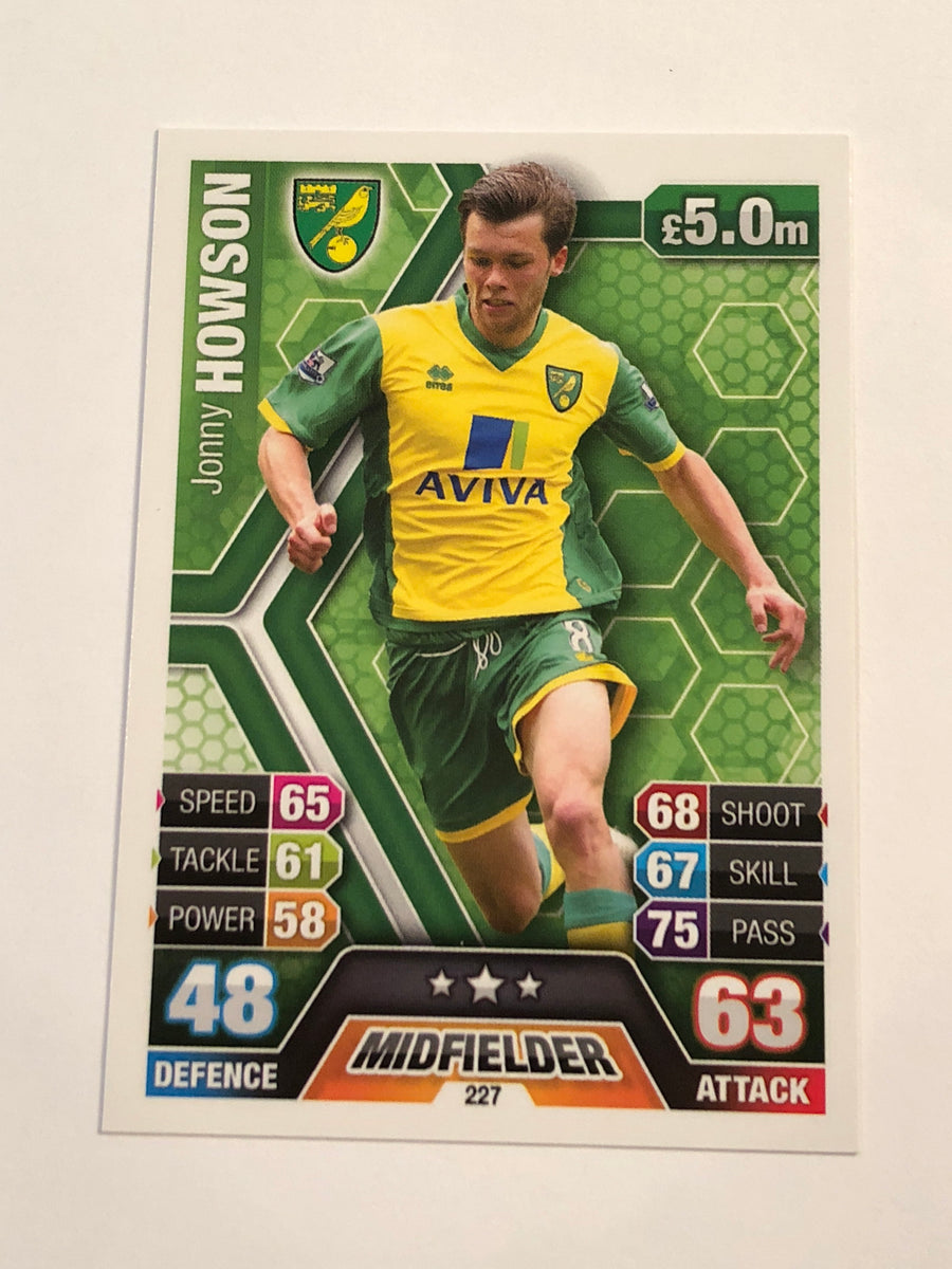 227. JONNY HOWSON - NORWICH CITY