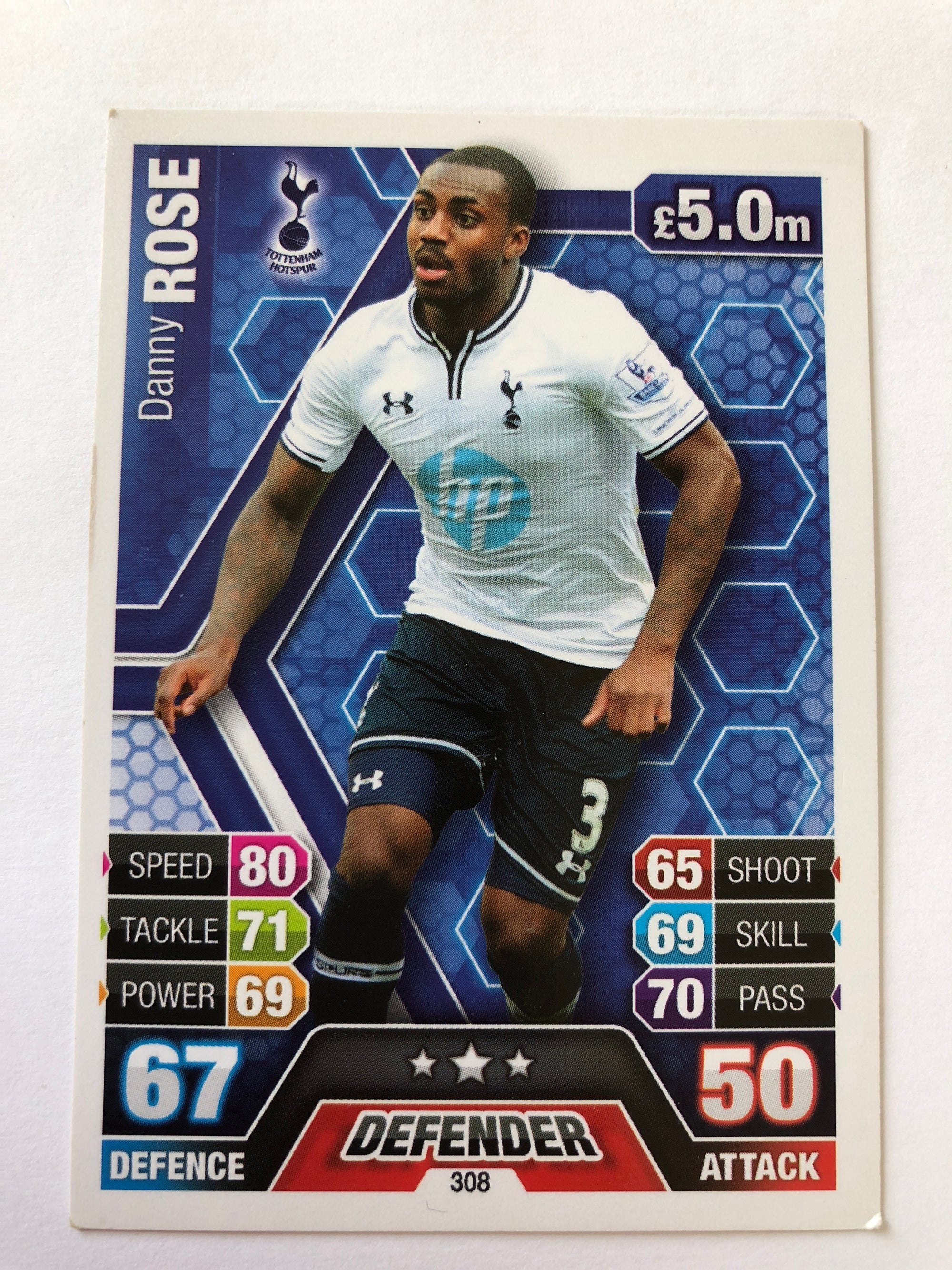 308. DANNY ROSE - TOTTENHAM HOTSPUR