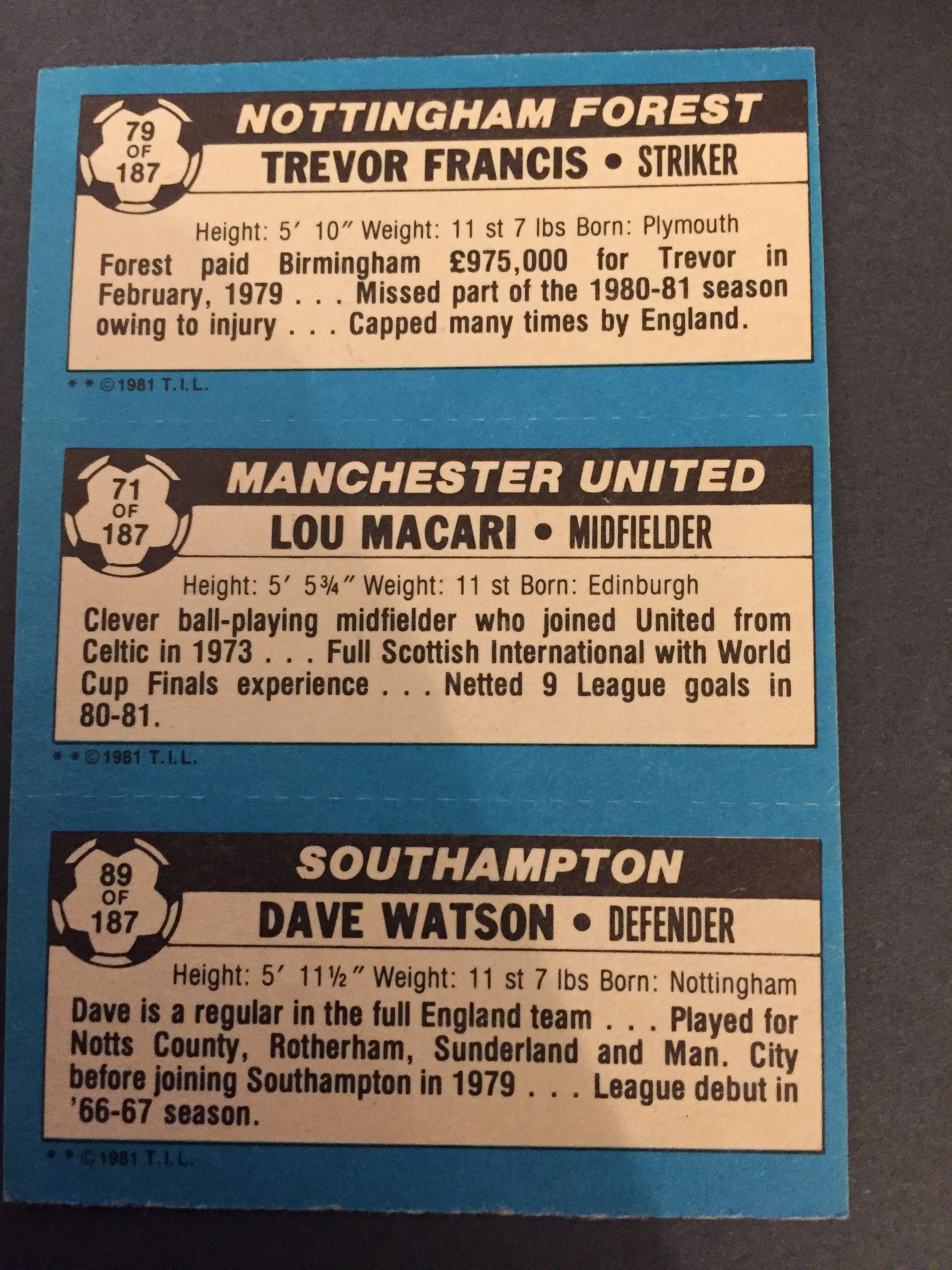 079 - 71 - 89 - FRANCIS, MACARI, WATSON