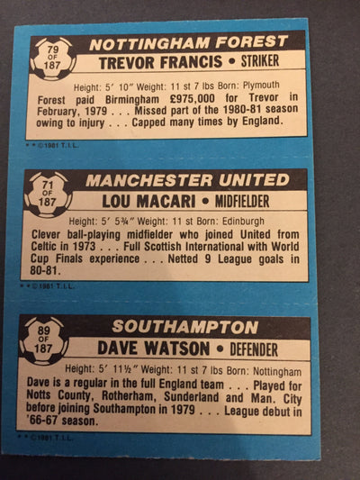 079 - 71 - 89 - FRANCIS, MACARI, WATSON