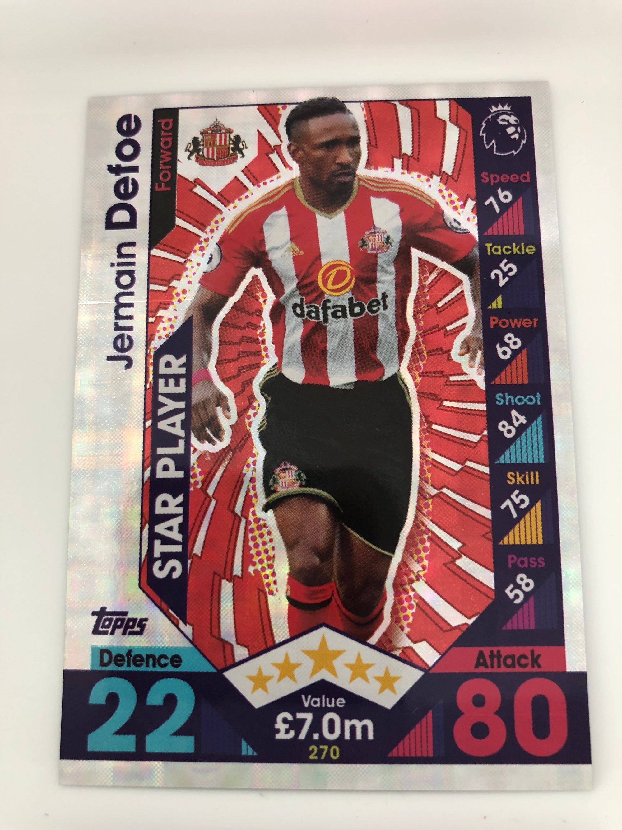 270. JERMAIN DEFOE - SUNDERLAND - STAR PLAYER