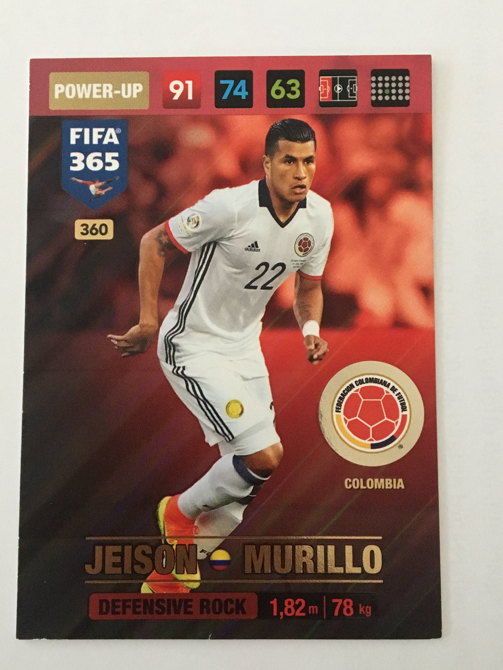 360. JEJSON MURILLO - COLOMBIA - POWER-UP - DEFENSIVE ROCK
