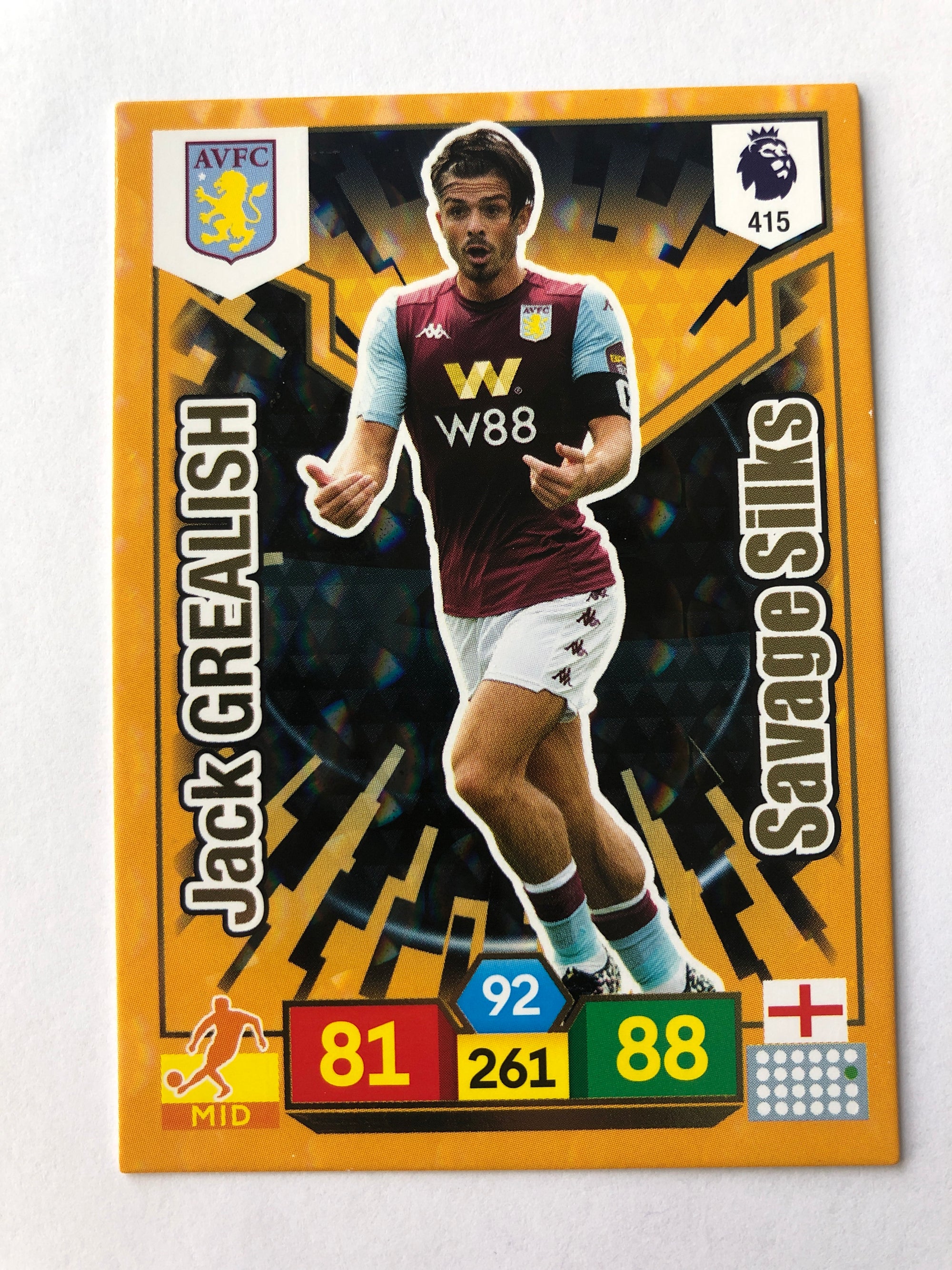 415. JACK GREALISH - ASTON VILLA - SAVAGE SILKS