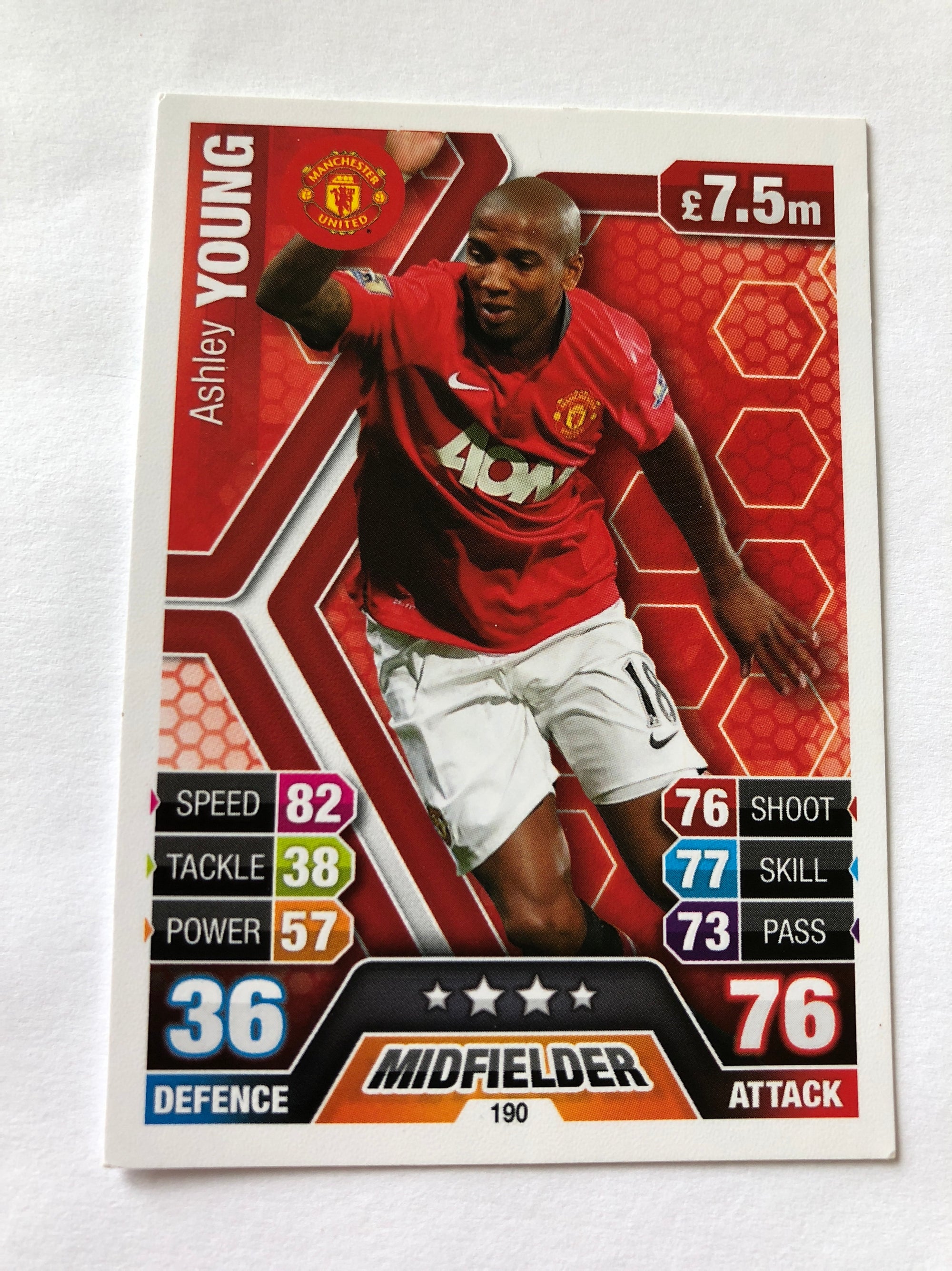190. ASHLEY YOUNG - MANCHESTER UNITED
