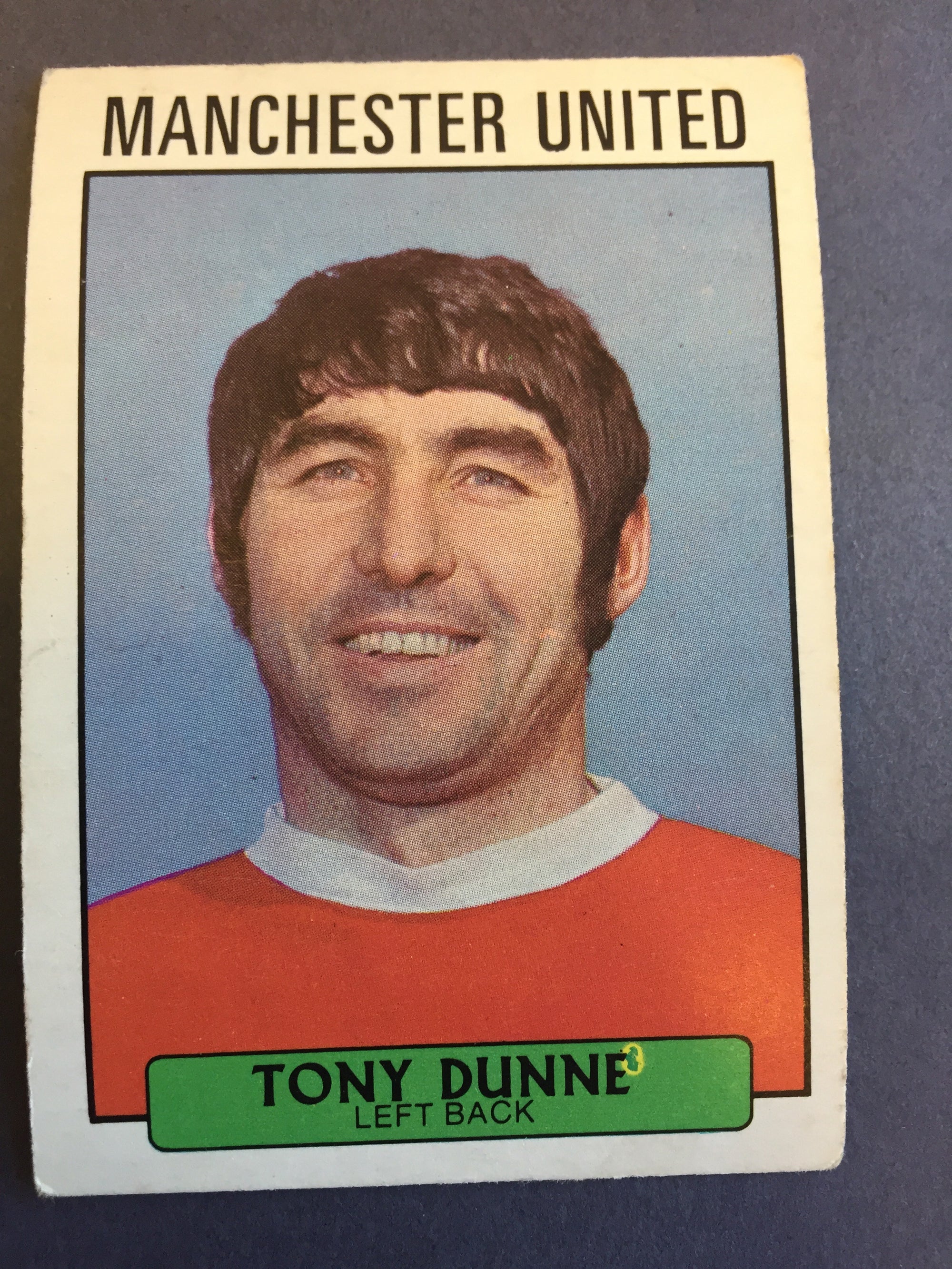 252. Tony Dunne - Manchester United