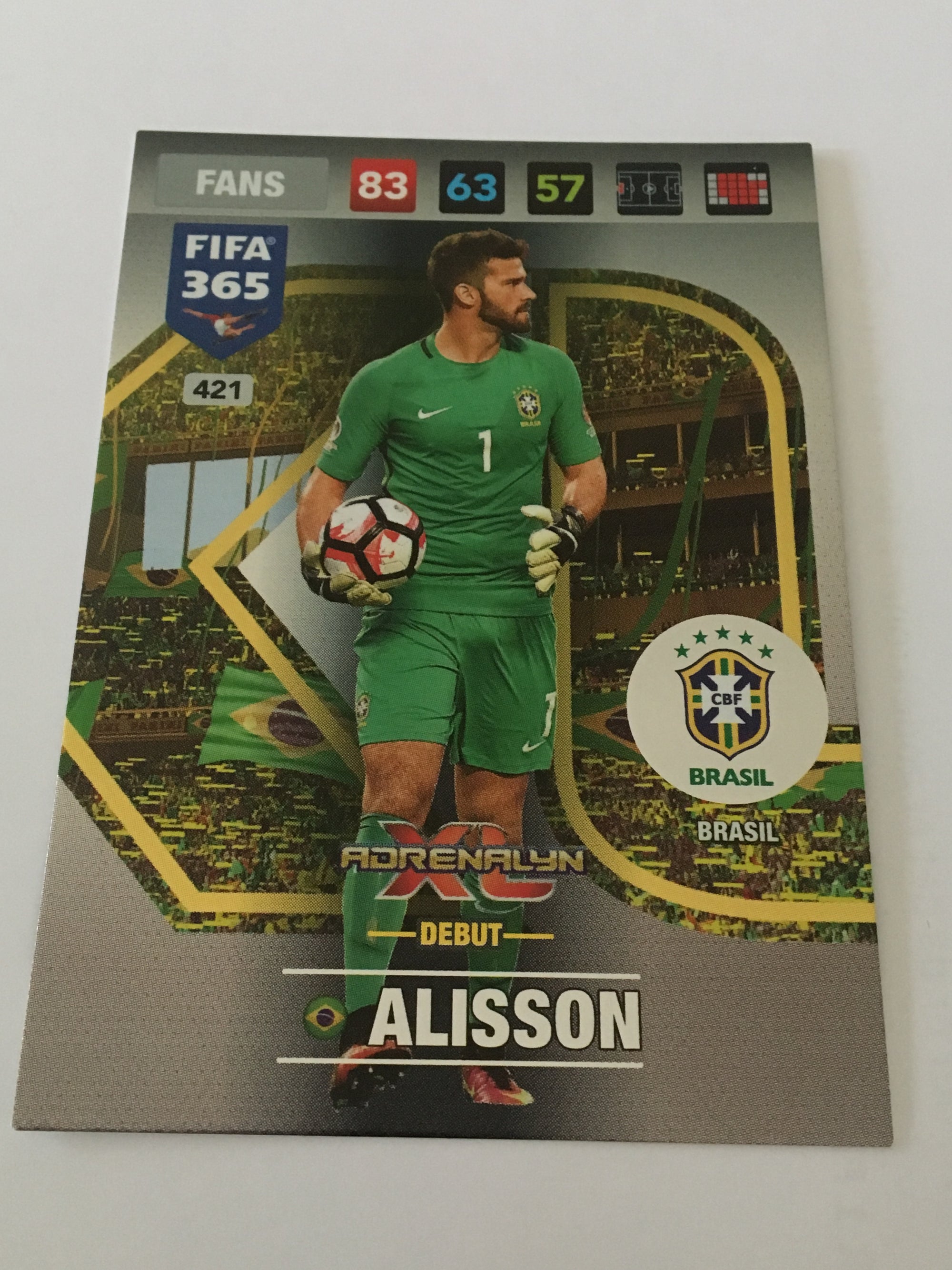 421. ALISSON - BRASIL - FANS - DEBUT