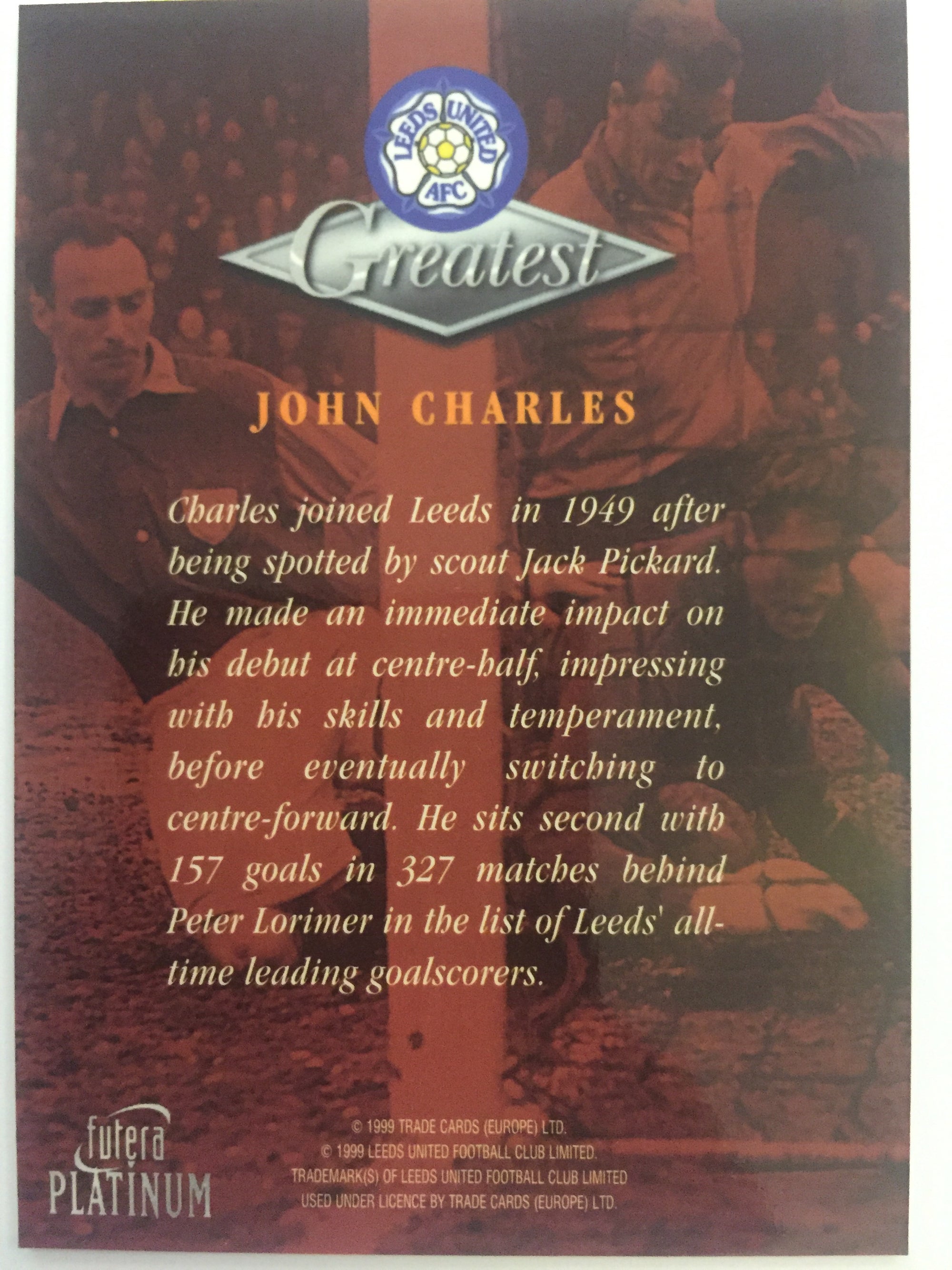 JOHN CHARLES - LEEDS UNITED