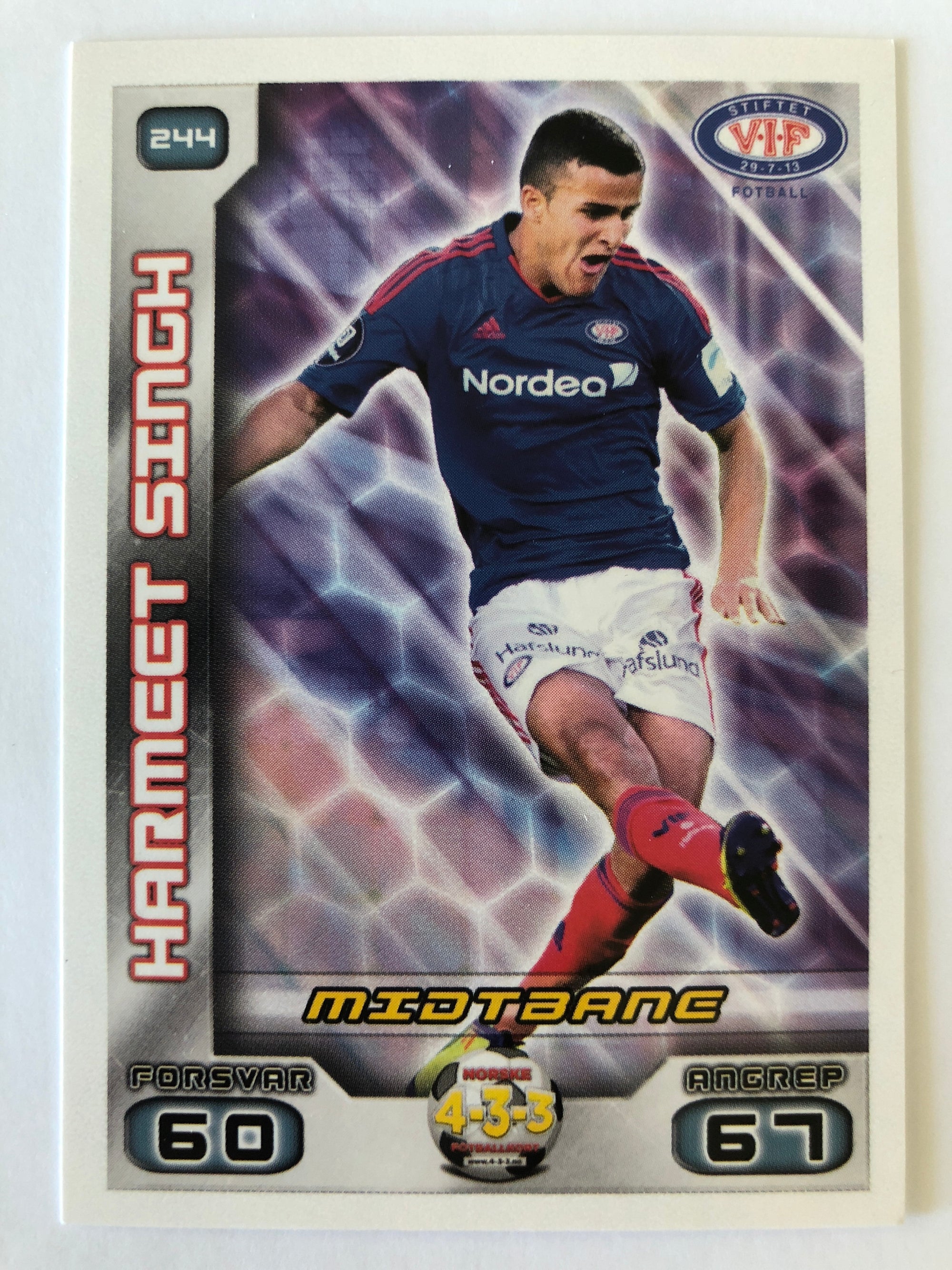 244. HARMEET SINGH - VÅLERENGA IF