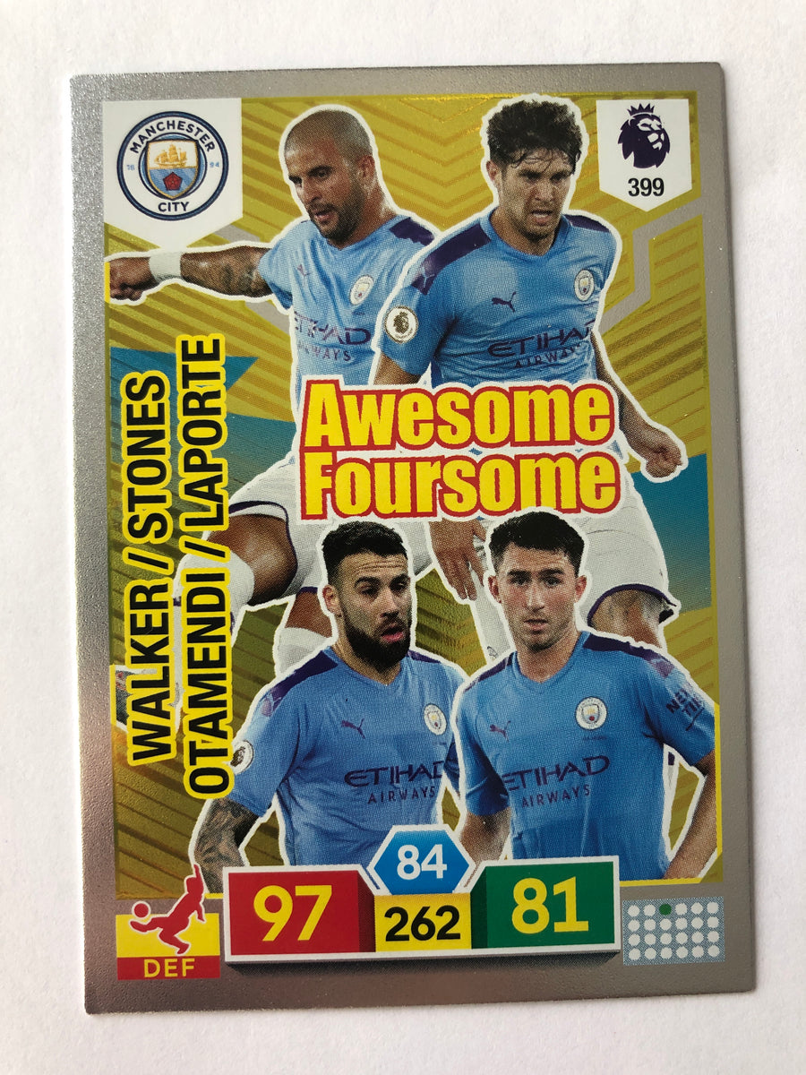 399. WALKER / STONES / OTAMENDI / LAPORTE - MANCHESTER CITY - AWESOME FOURSOME