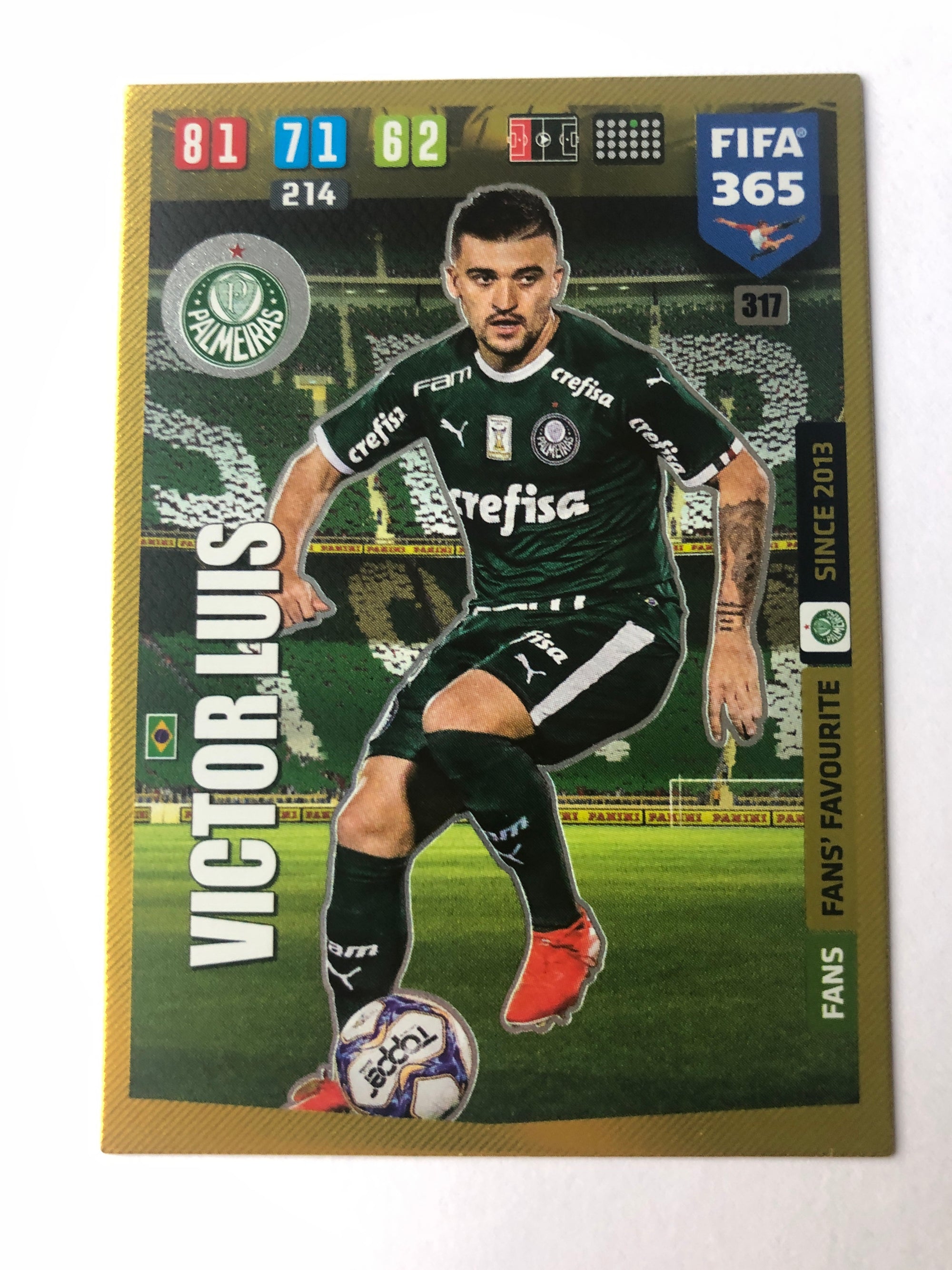 317. VICTOR LUIS - PALMEIRAS - FANS FANS’ FAVOURITE