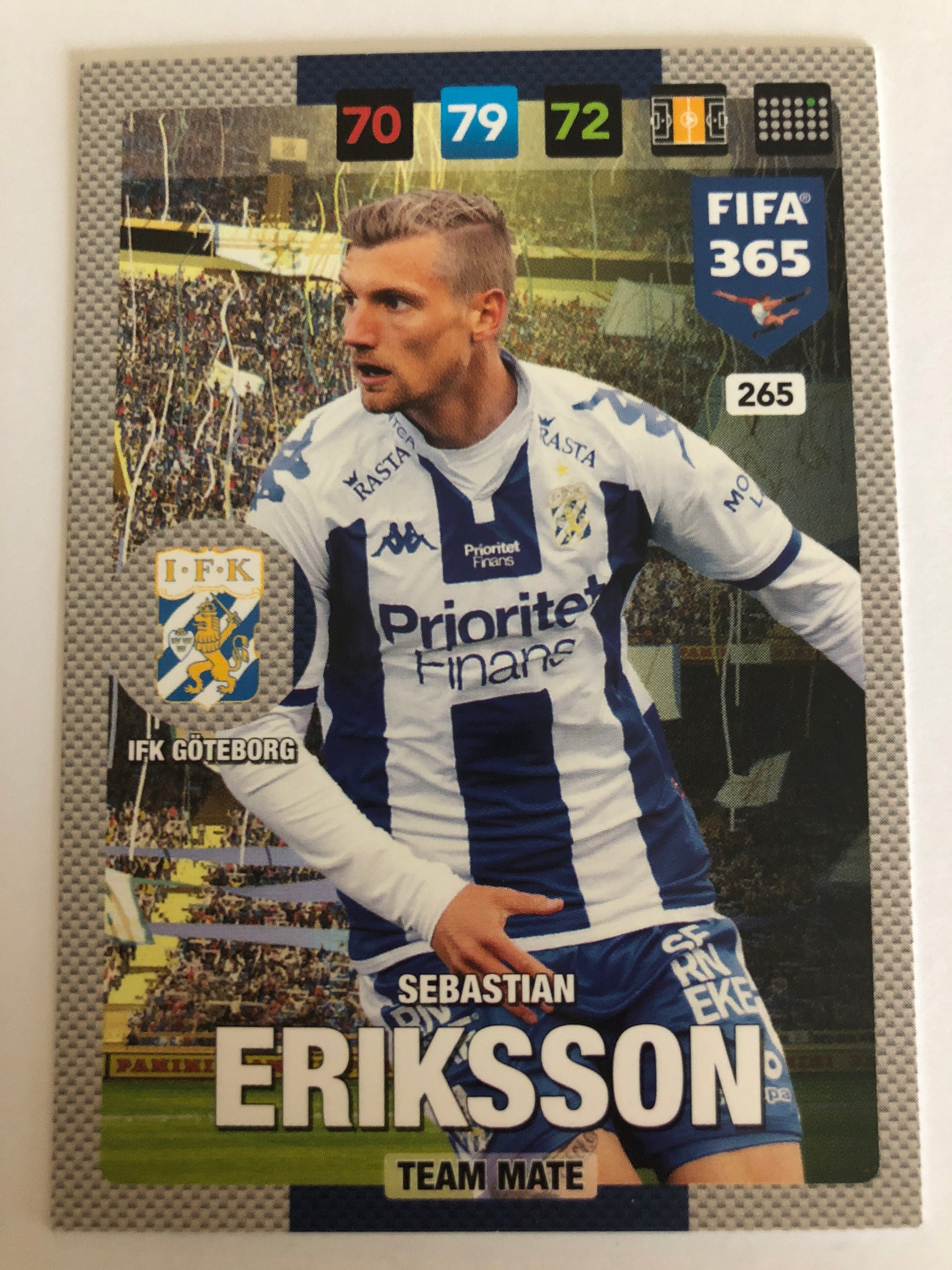 265. SEBASTIAN ERIKSSON - IFK GÖTEBORG - TEAM MATE