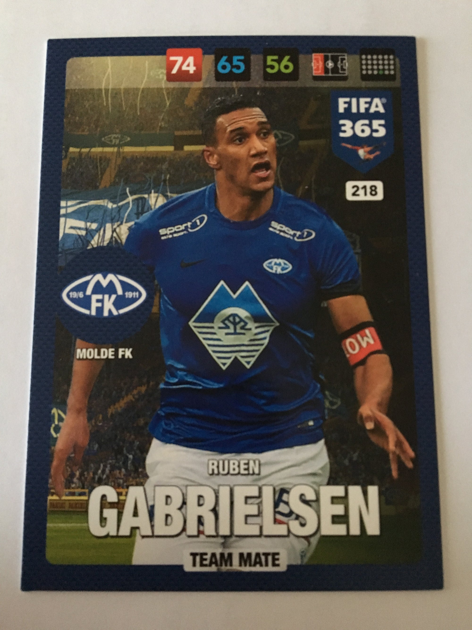 218. RUBEN GABRIELSEN - MOLDE FK - TEAM MATE