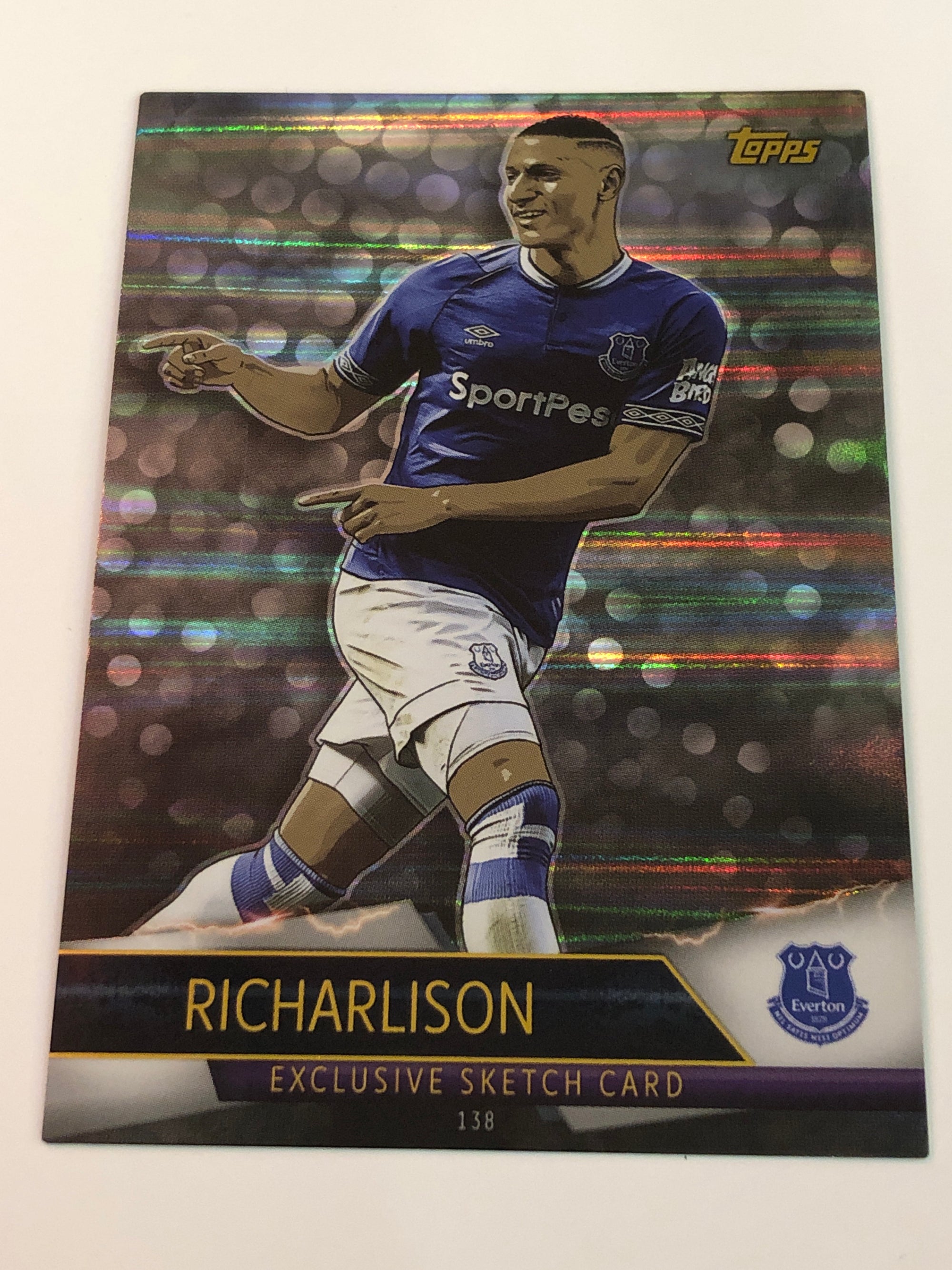 138. RICHARLISON - EVERTON - EXCLUSIVE SKETCH CARD