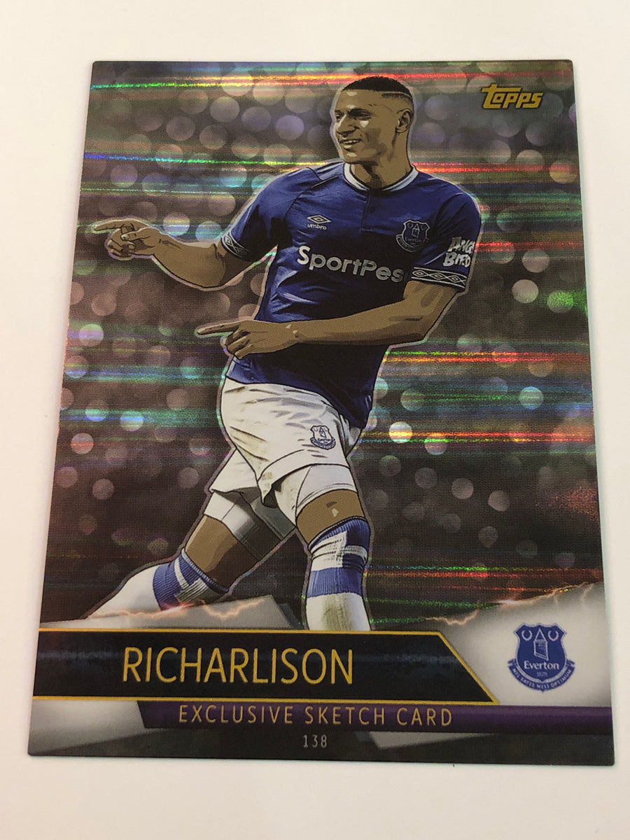 138. RICHARLISON - EVERTON - EXCLUSIVE SKETCH CARD
