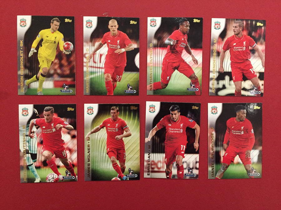 LIVERPOOL TOPPS PREMIER GOLD 2015