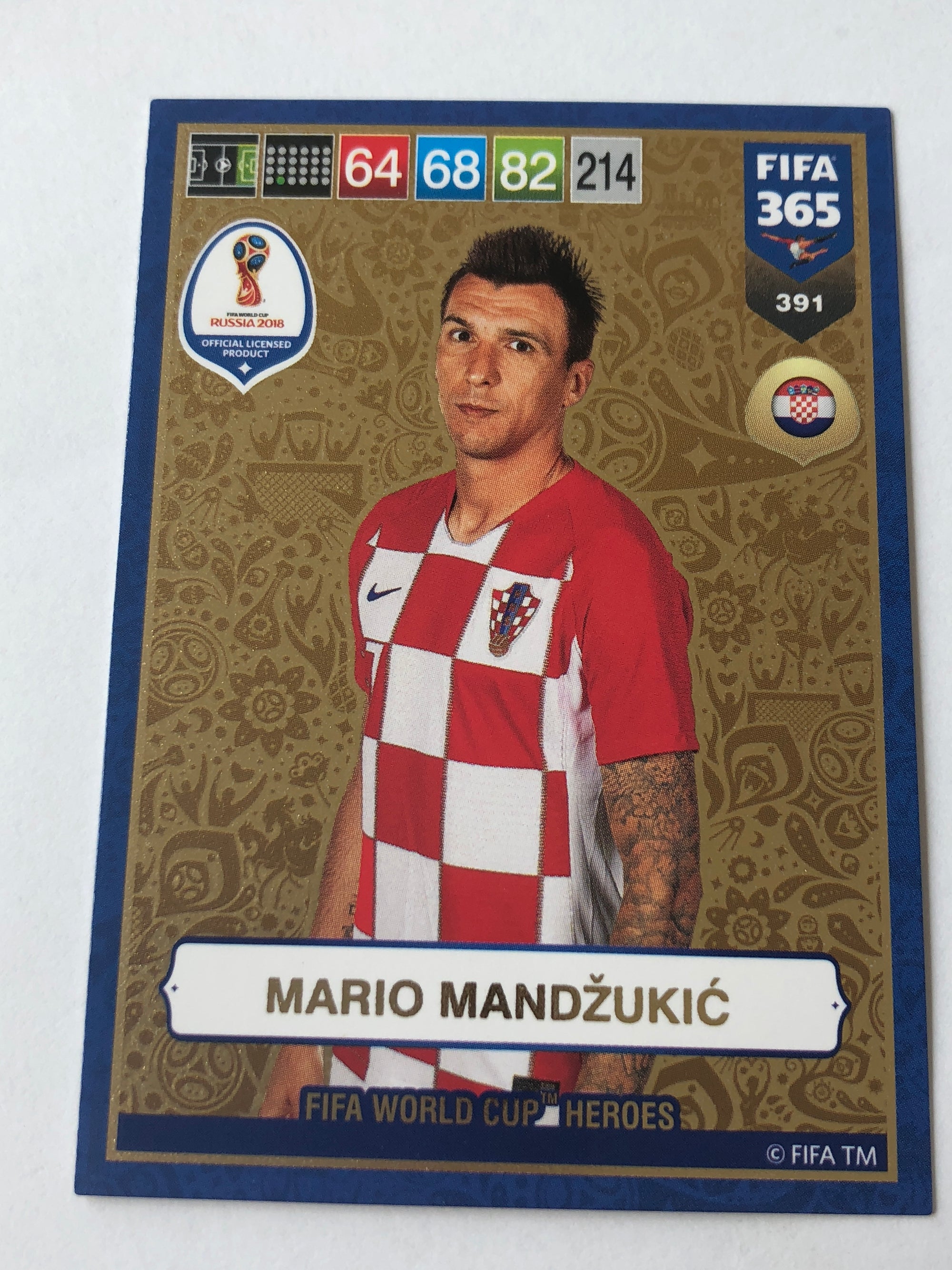 391. MARIO MANDZUKIC - CROATIA - FIFA WORLD CUP HEROS