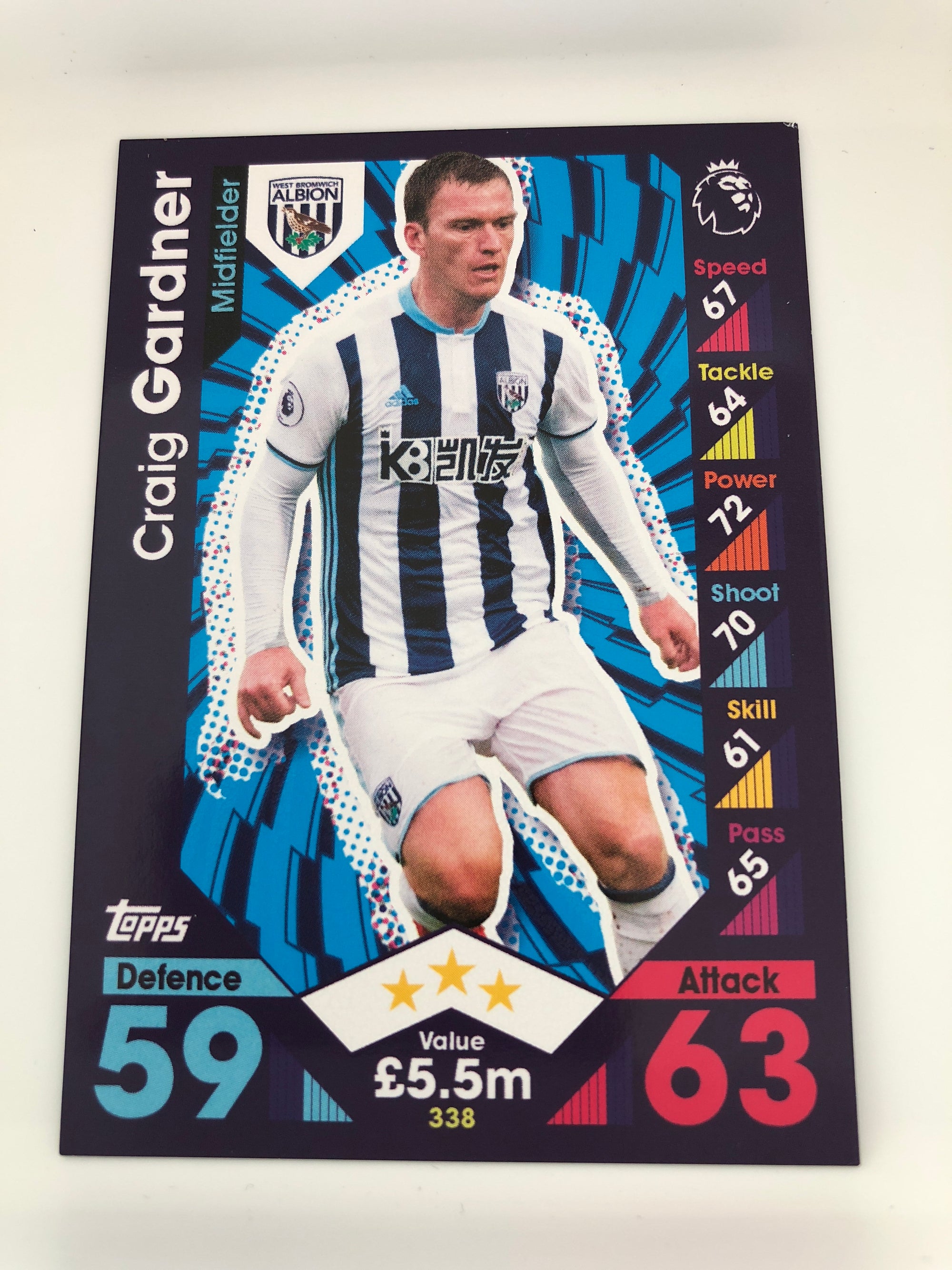 338. CRAIG GARDNER - WEST BROMWICH ALBION