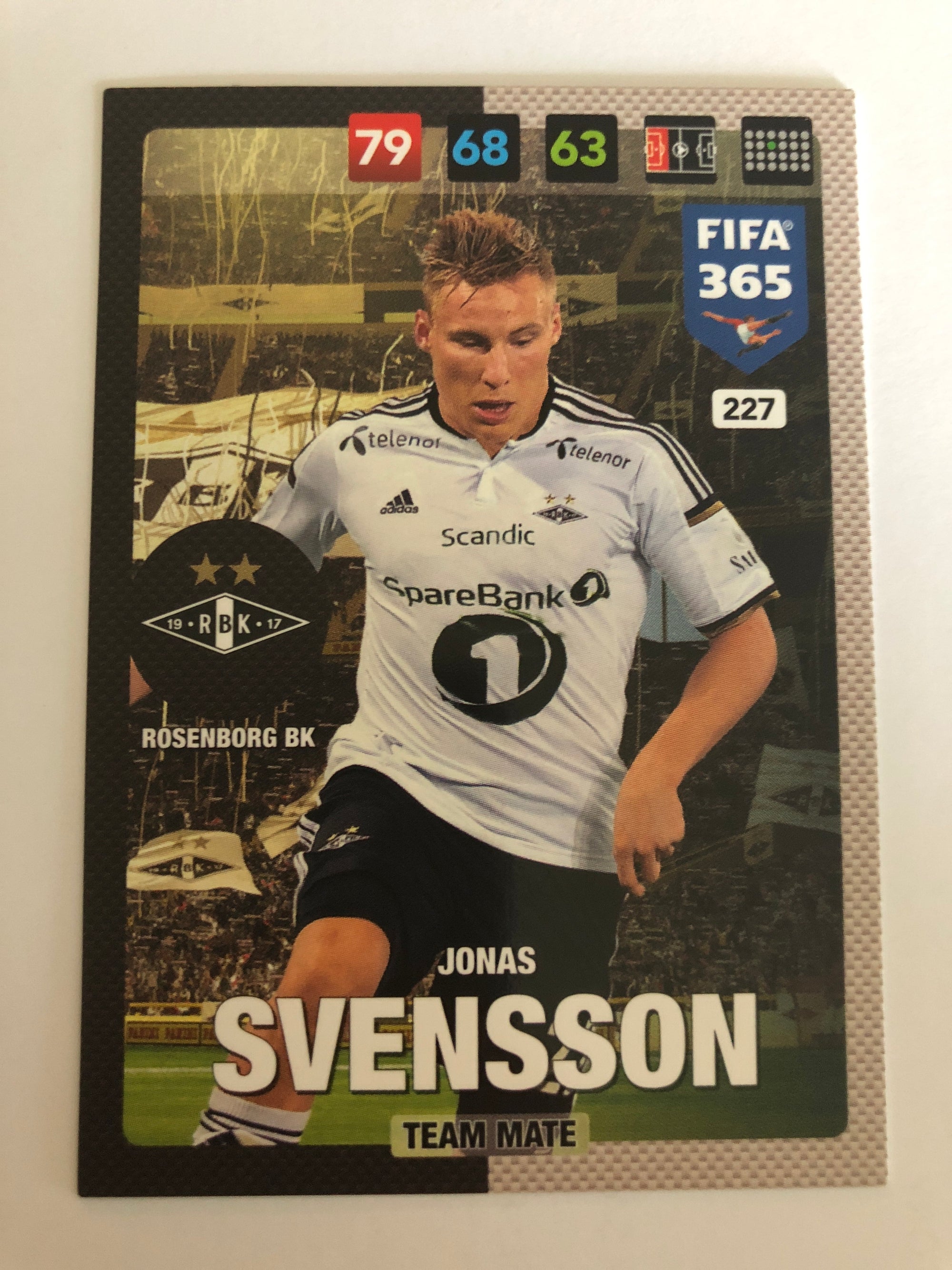 227. JONAS SVENSSON - ROSENBORG BK - TEAM MATE