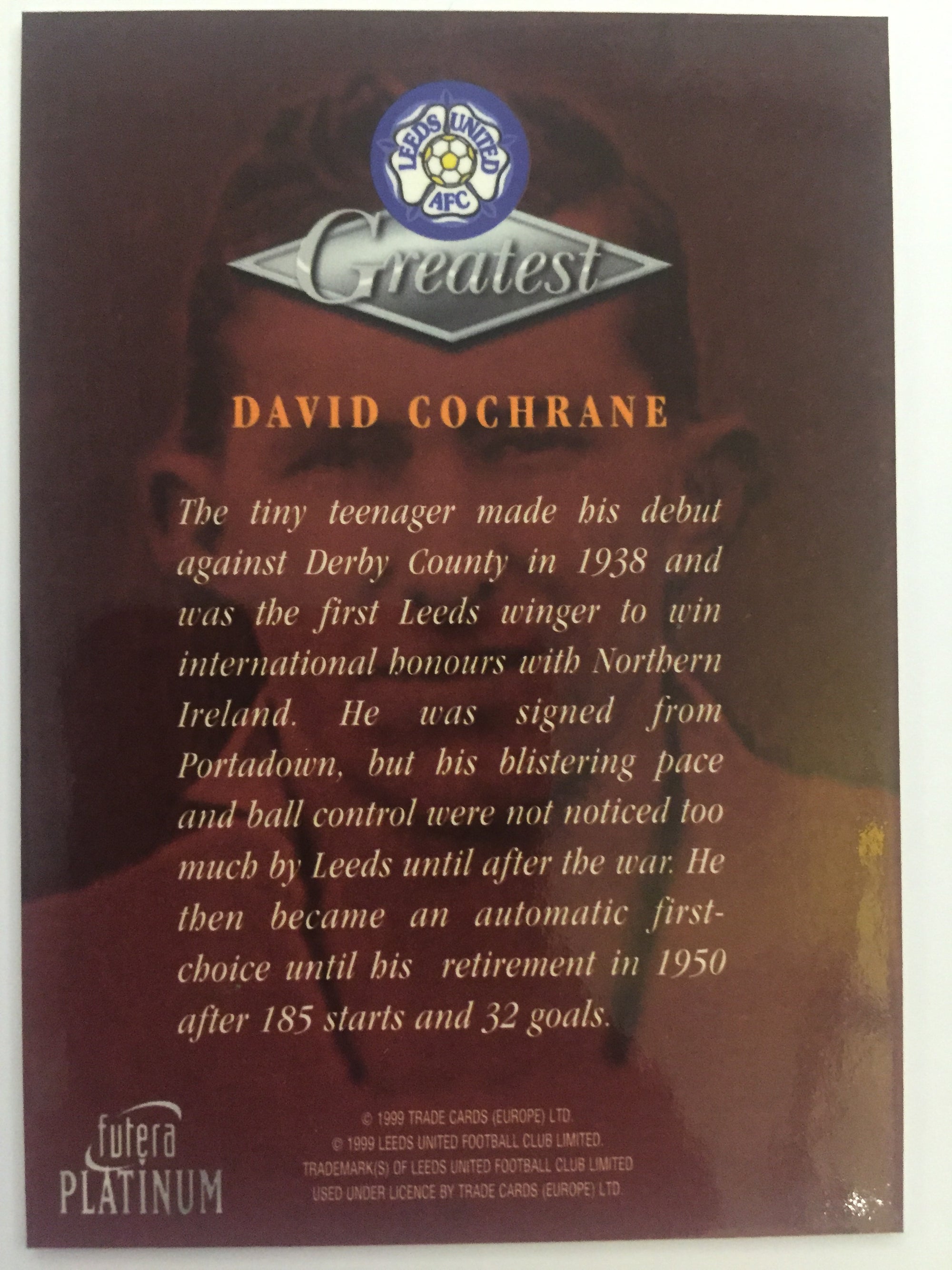 DAVID COCHRANE - LEEDS UNITED