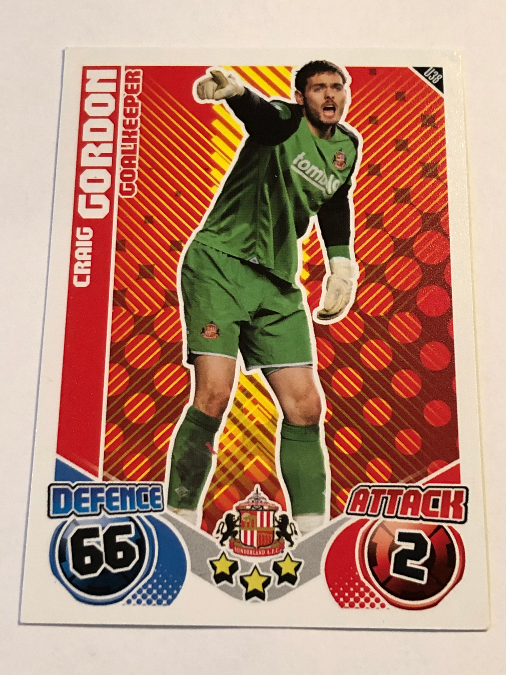 U38. CRAIG GORDON - SUNDERLAND