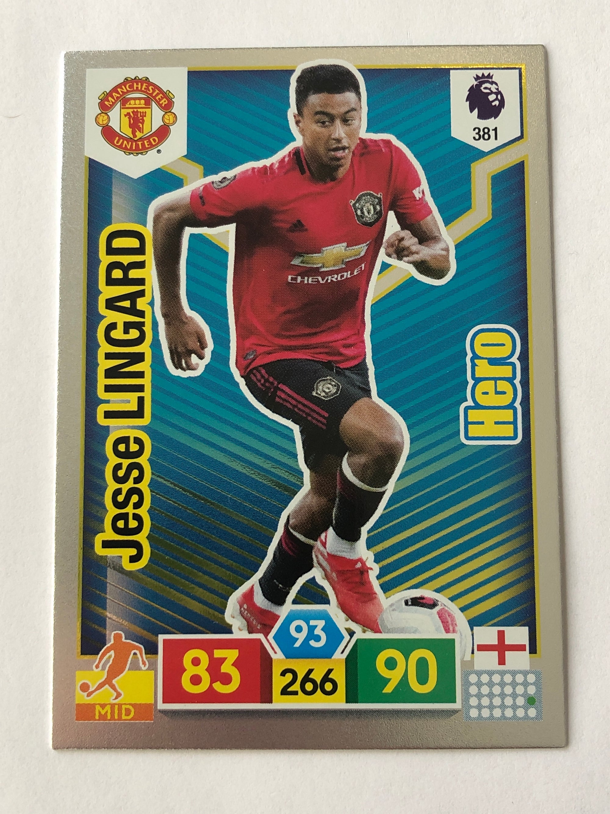 381. JESSE LINGARD - MANCHESTER UNITED - HERO