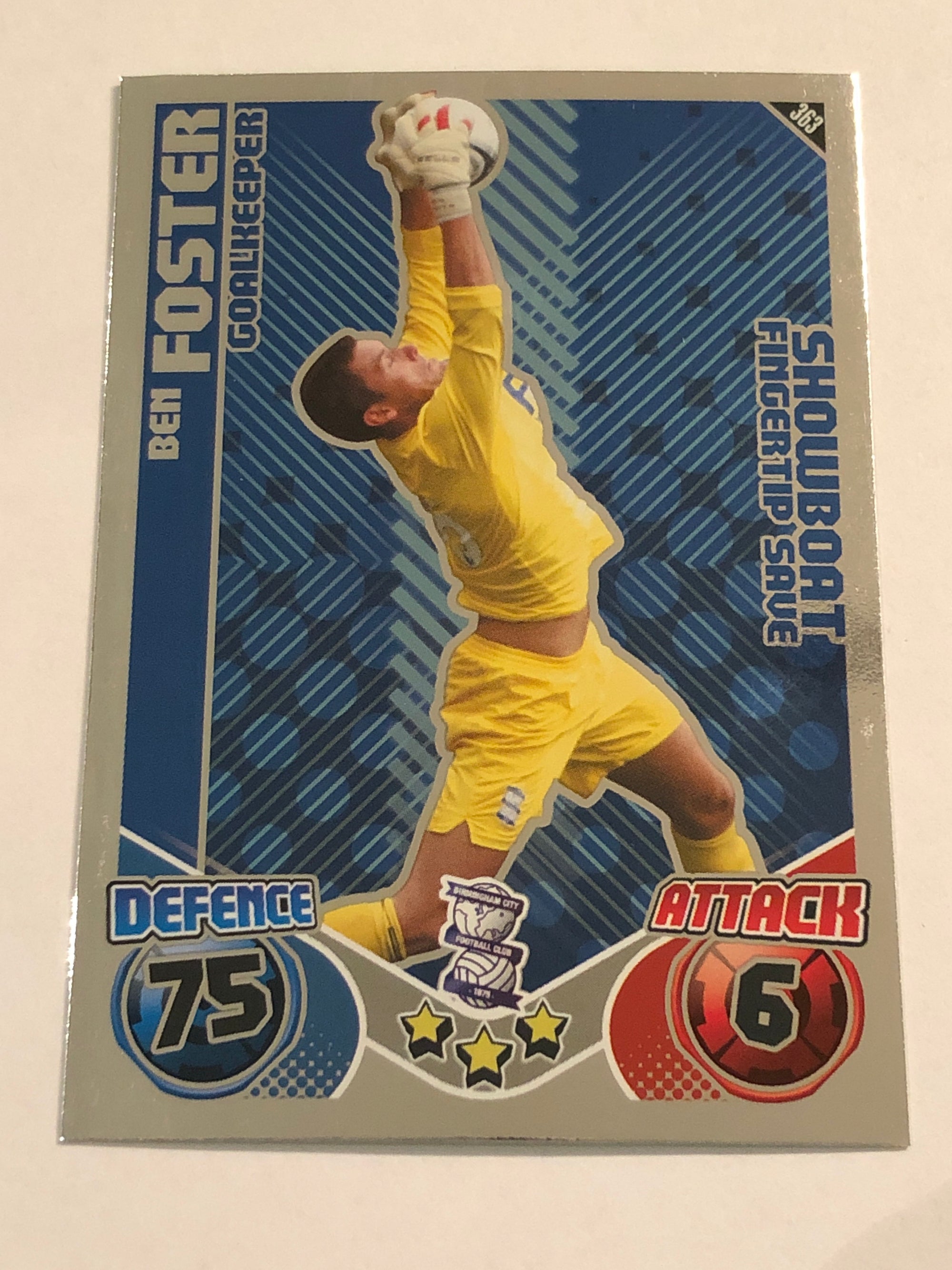 363. BEN FOSTER - BIRMINGHAM CITY - SHOWBOAT