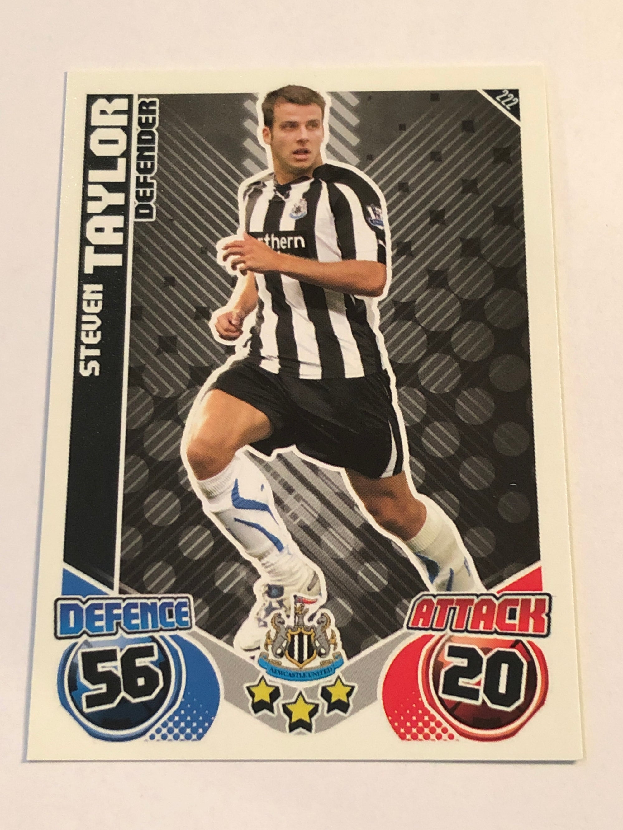 222. STEVEN TAYLOR - NEWCASTLE UNITED
