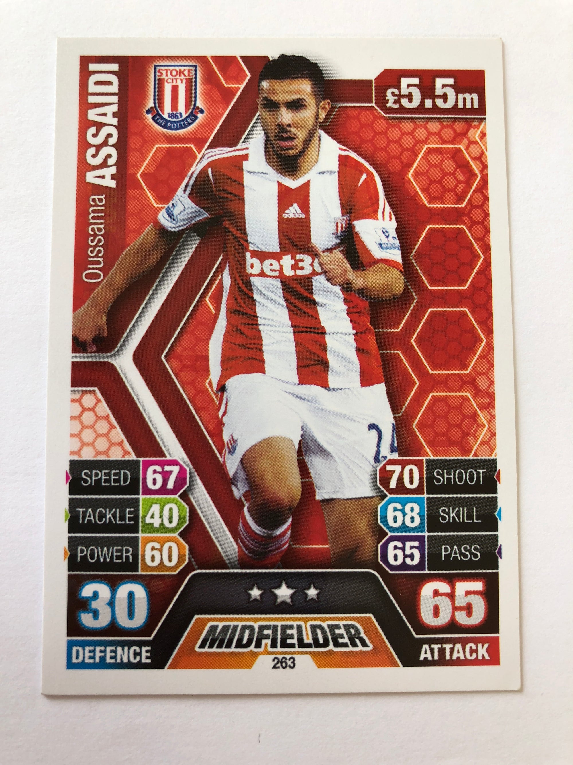 263. OUSSAMA ASSAIDI - STOKE CITY