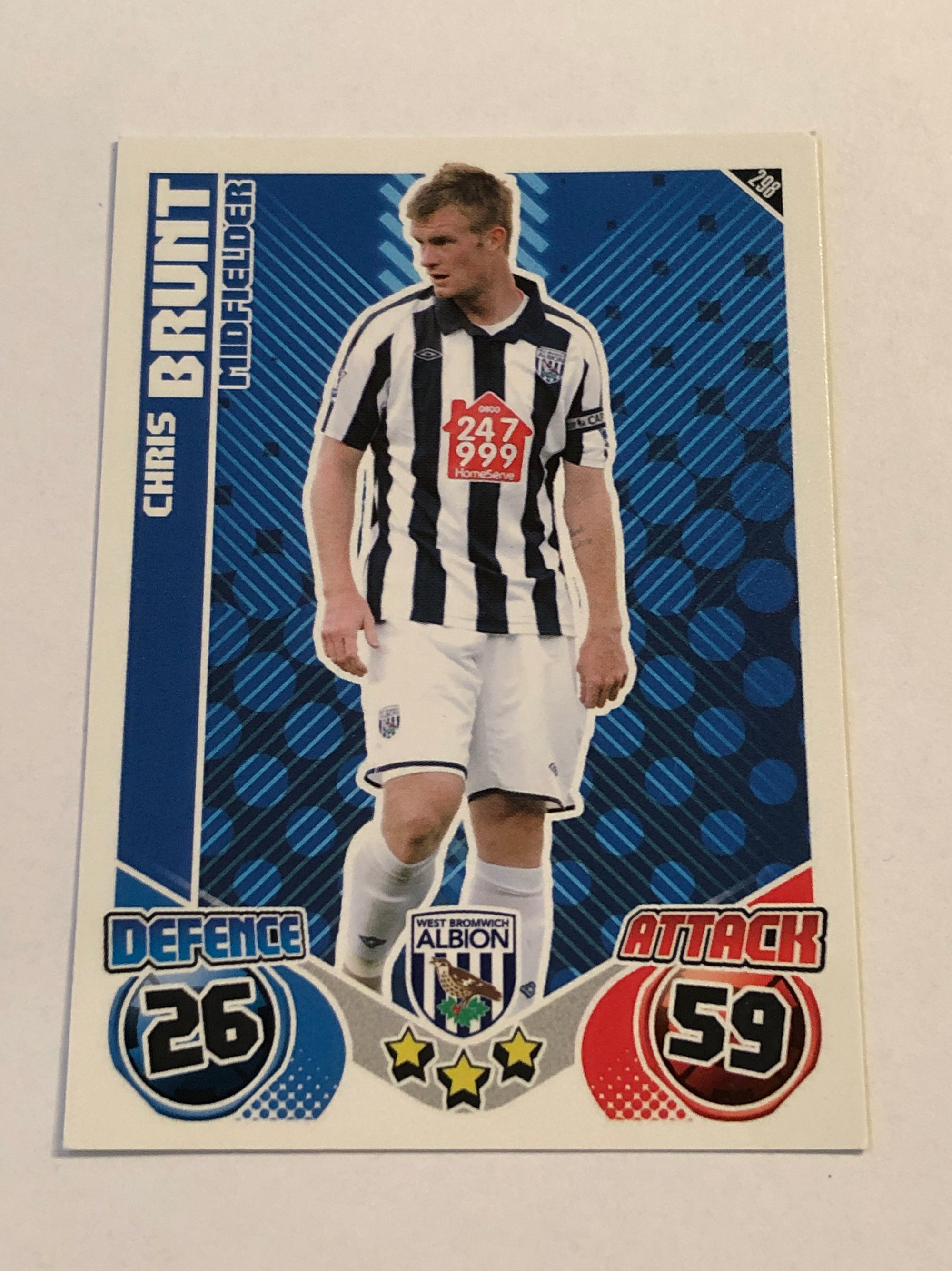 298. CHRIS BRUNT - WEST BROMWICH ALBION