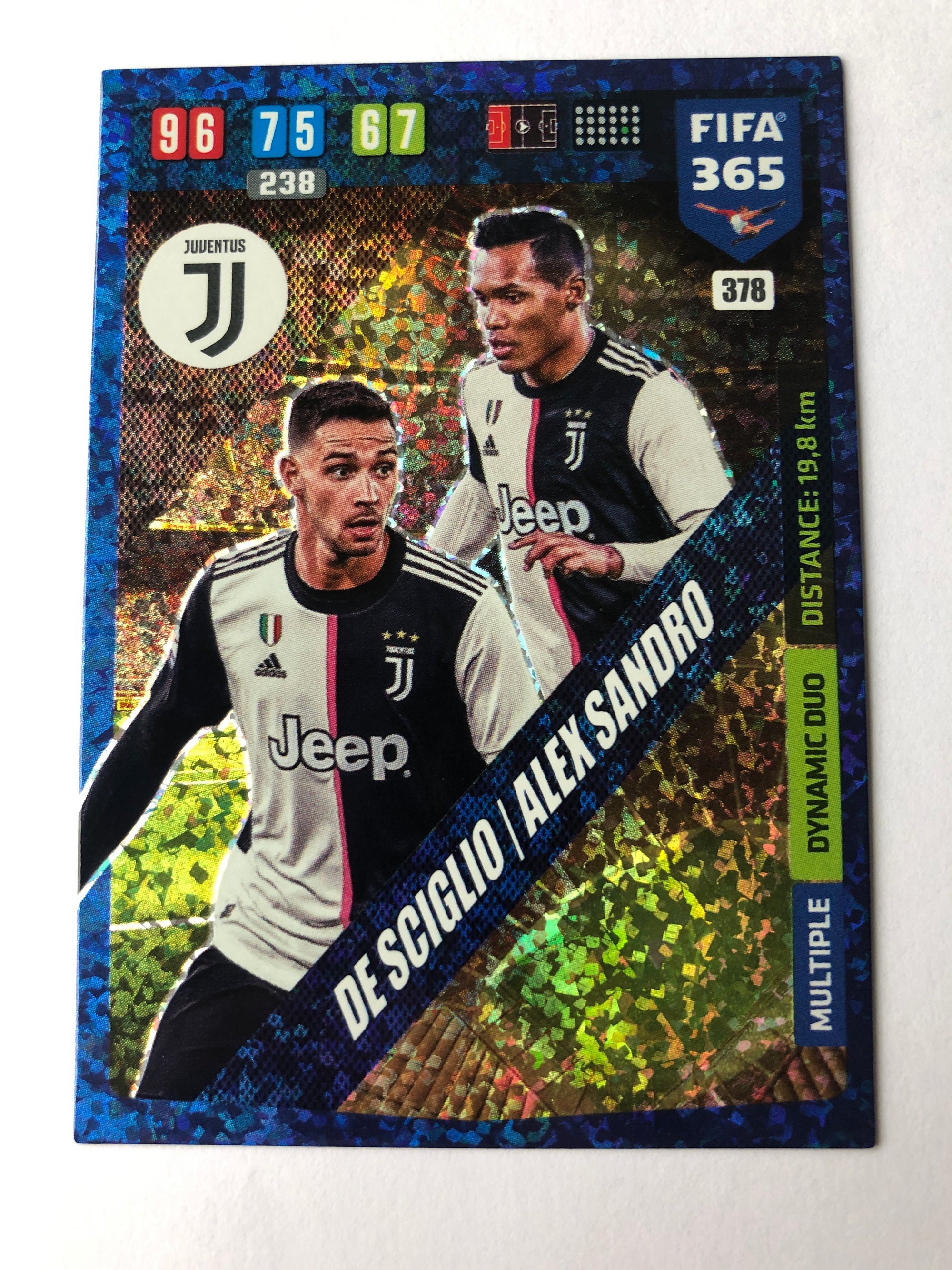 378. DE SCIGLIO/ALEX SANDRO - JUVENTUS - MULTIPLE DYNAMIC DUO