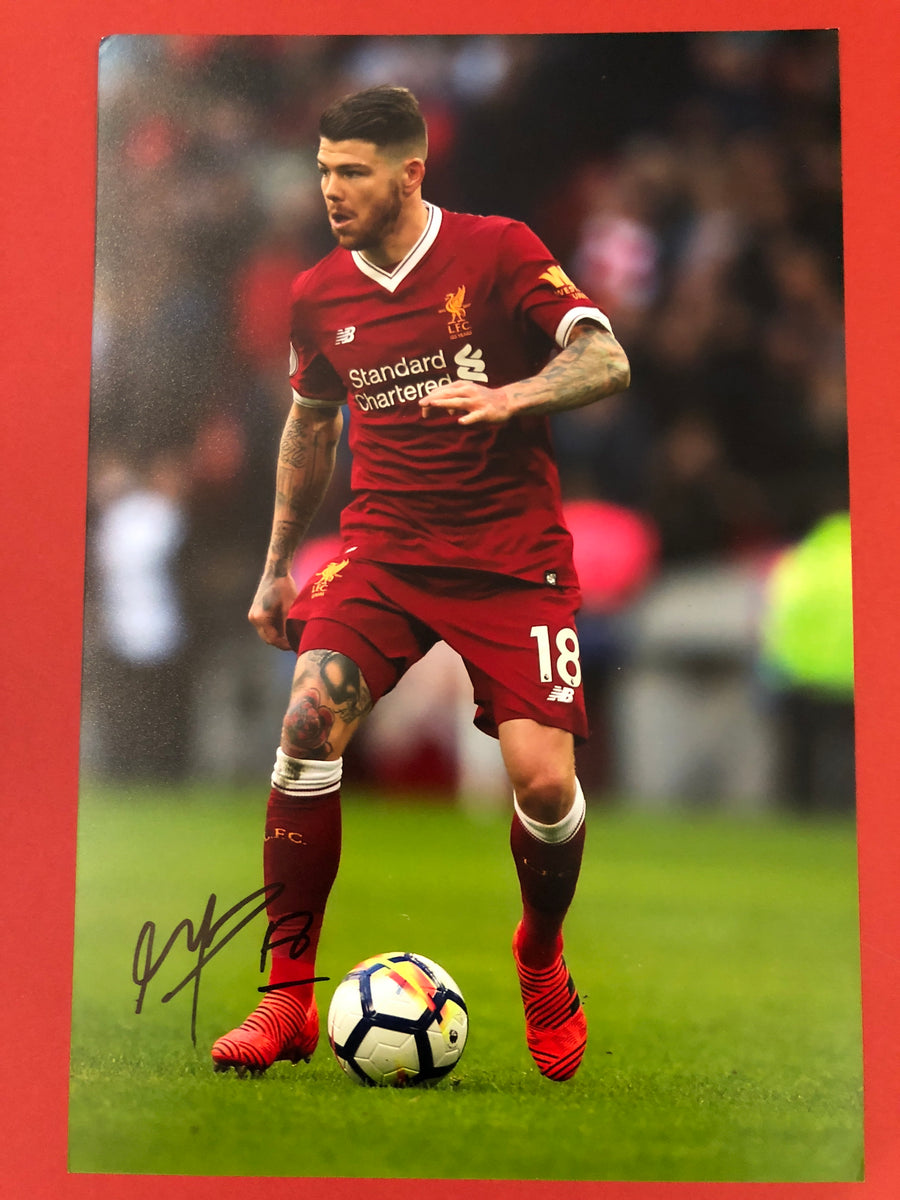 LIVERPOOL - ALBERTO MORENO - SIGNERT BILDE MED EKTEHETSBEVIS/COA