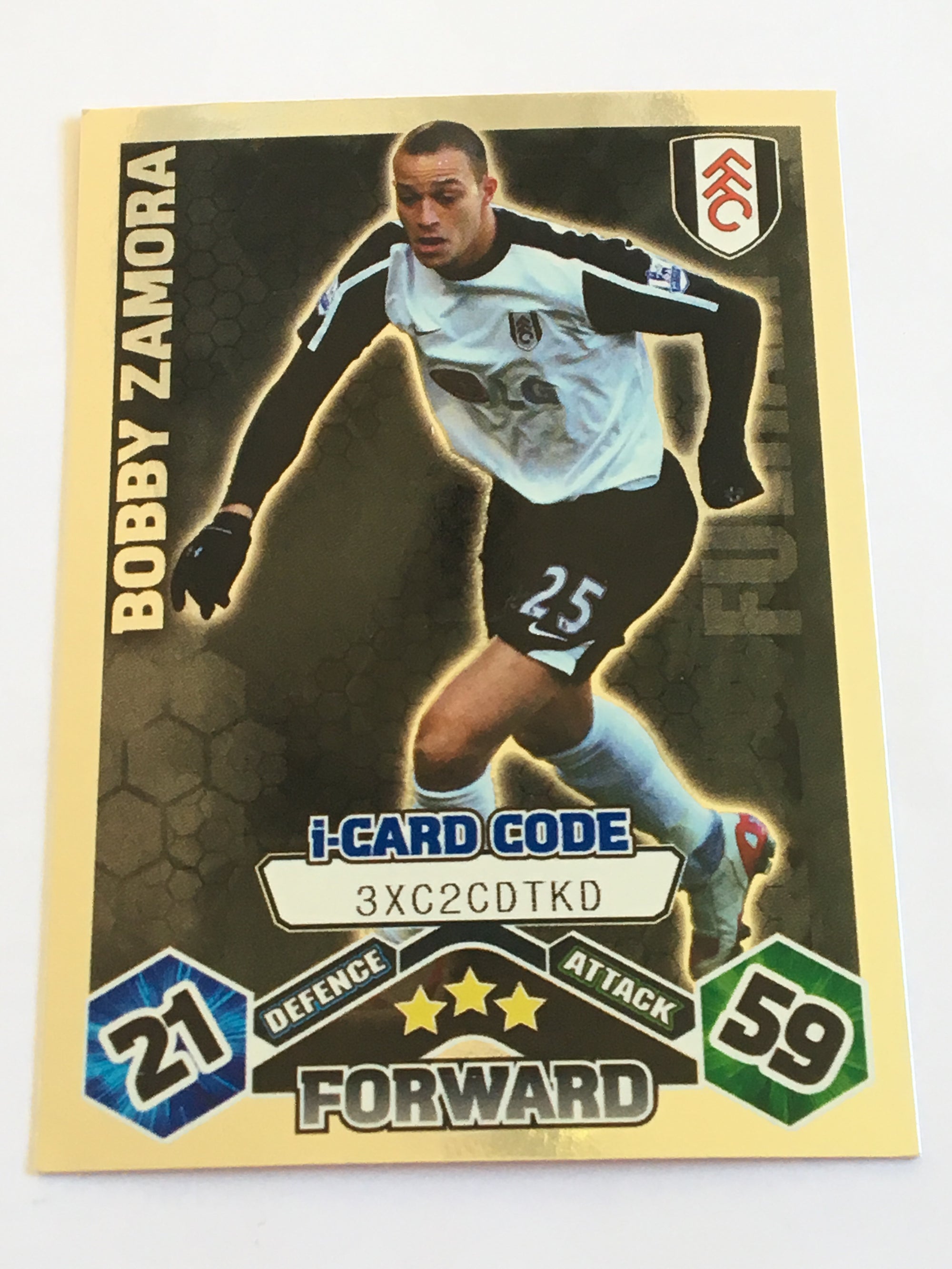 IC061. BOBBY ZAMORA - FULHAM - iCARD